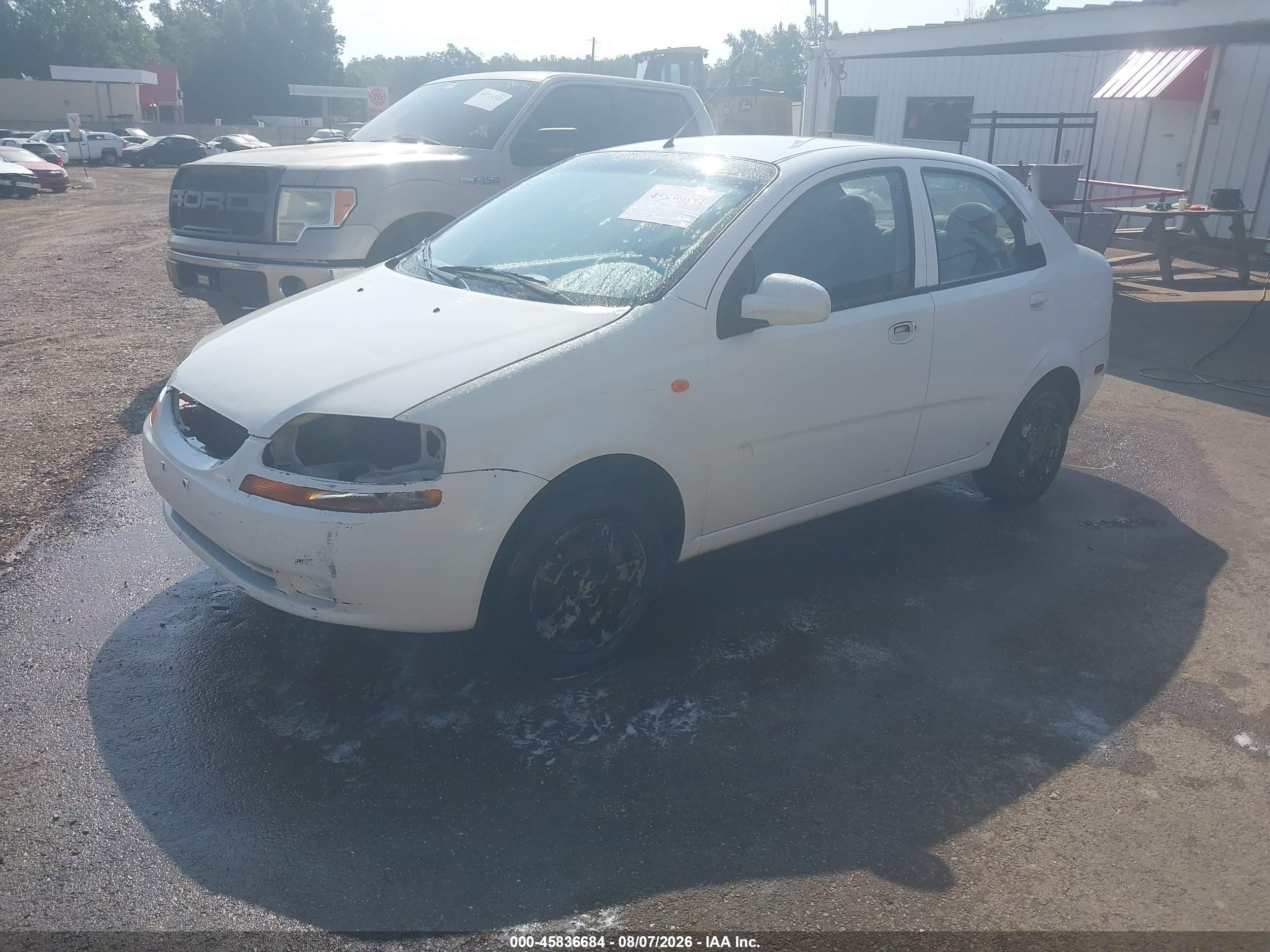 2004 Chevrolet Aveo Ls White vin: KL1TJ52674B269123