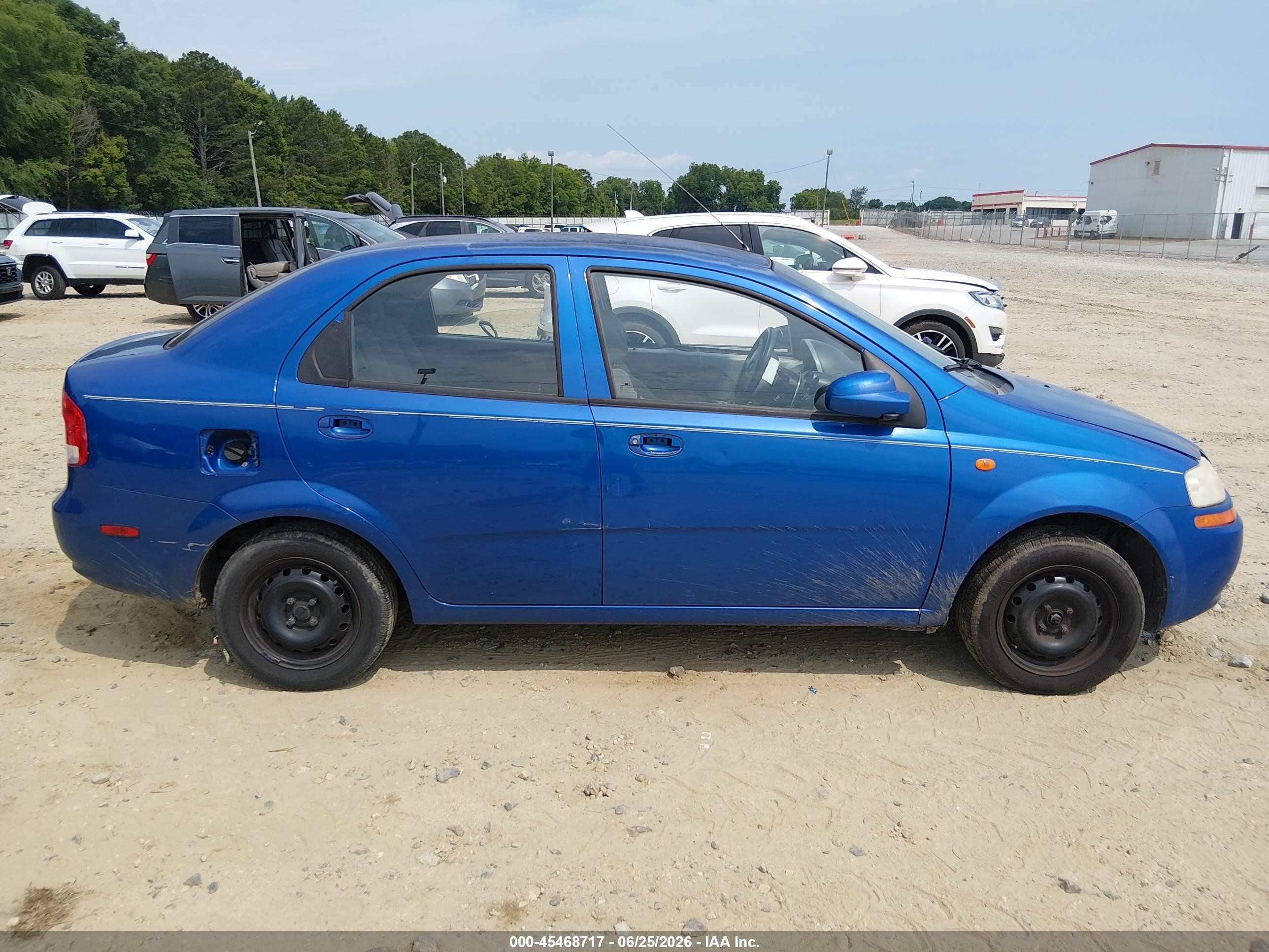2004 Chevrolet Aveo Ls Blue vin: KL1TJ52684B268823