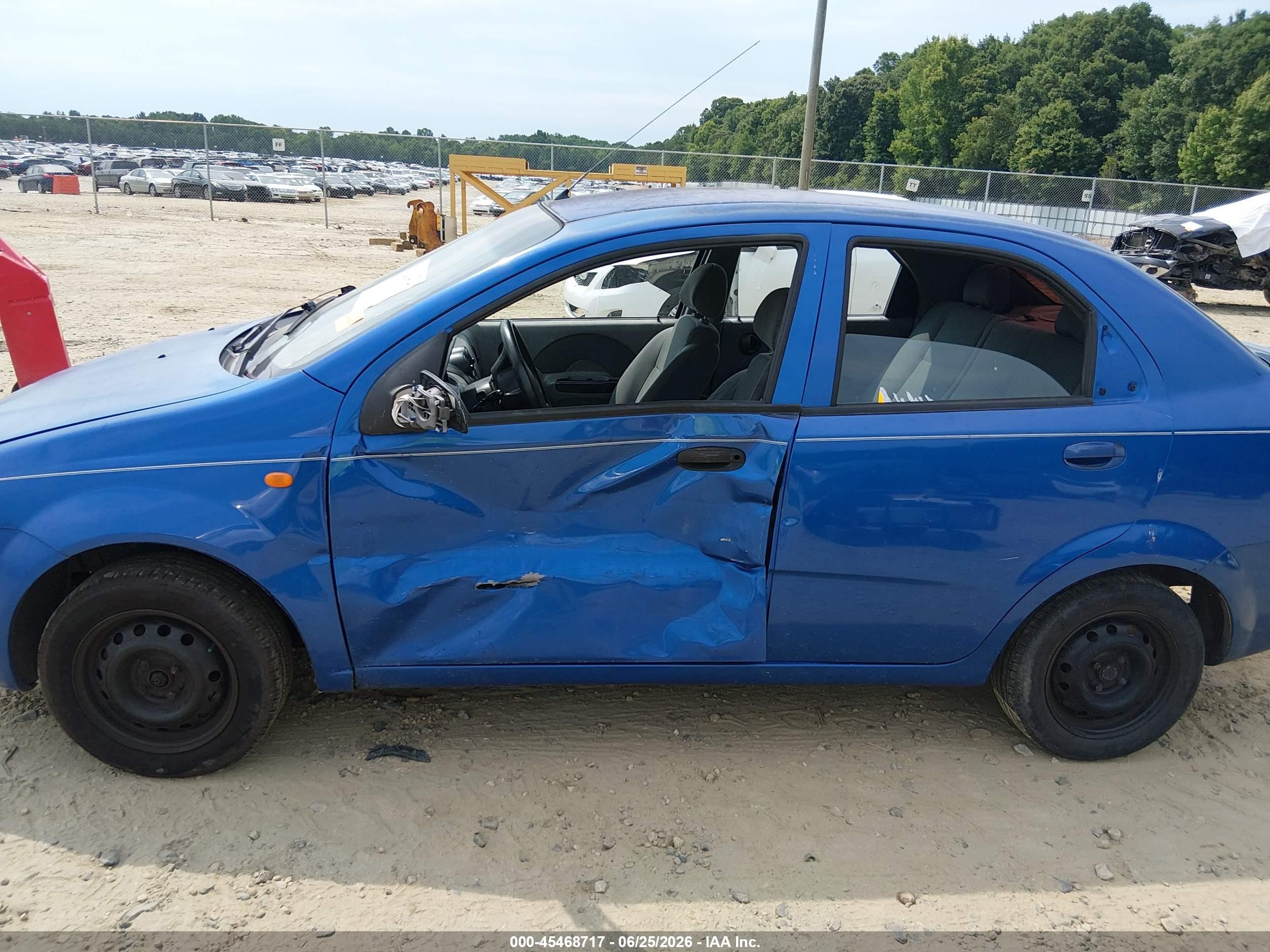 2004 Chevrolet Aveo Ls Blue vin: KL1TJ52684B268823