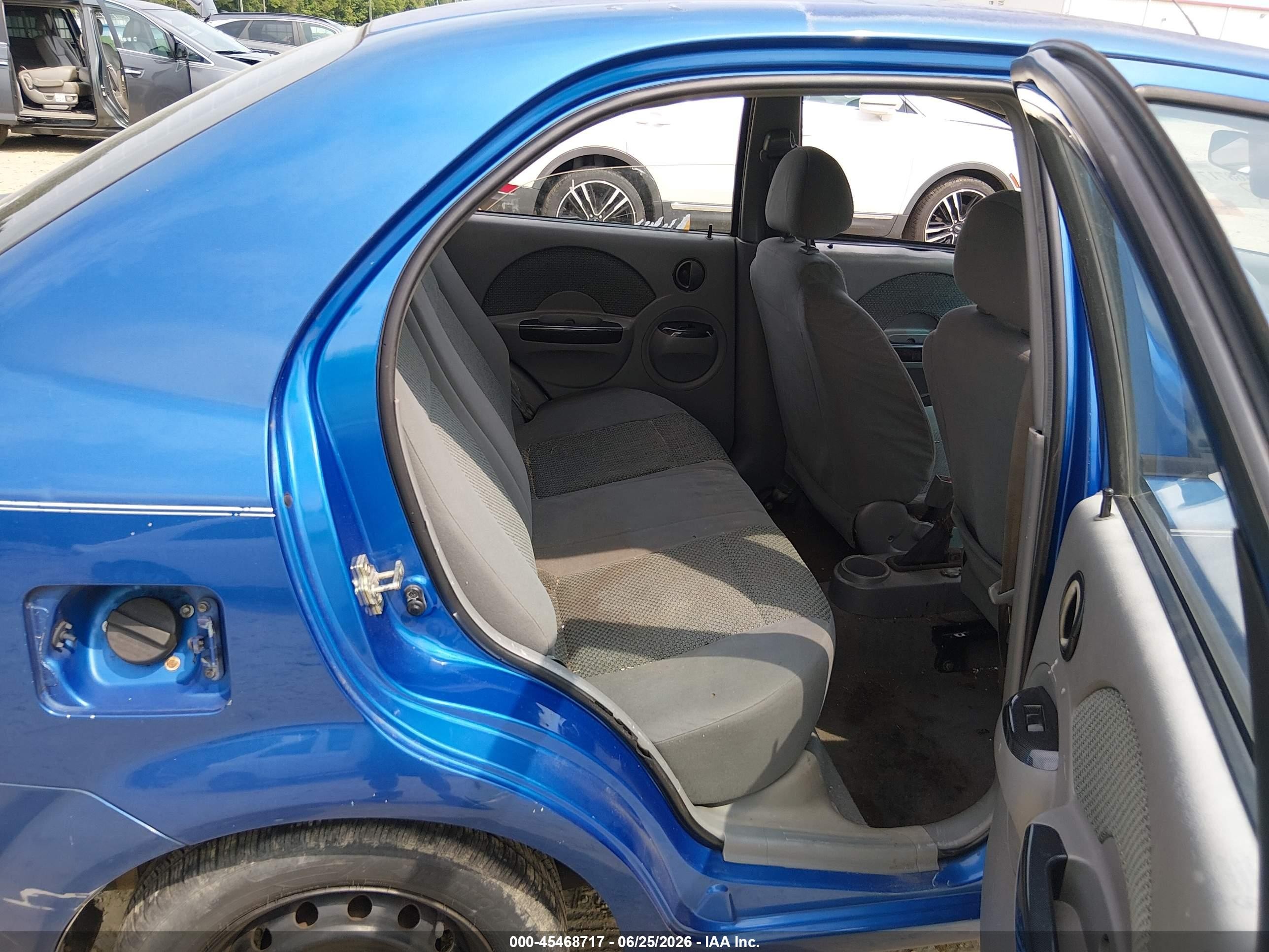 2004 Chevrolet Aveo Ls Blue vin: KL1TJ52684B268823