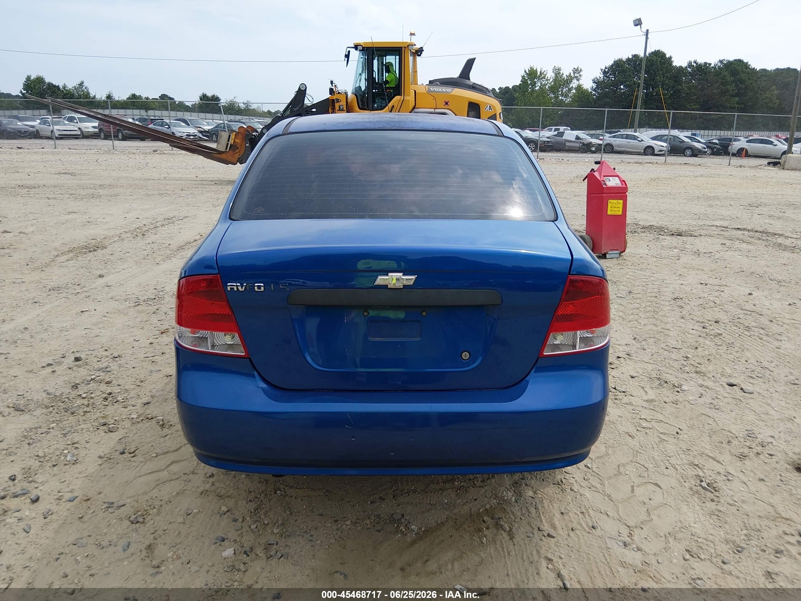 2004 Chevrolet Aveo Ls Blue vin: KL1TJ52684B268823