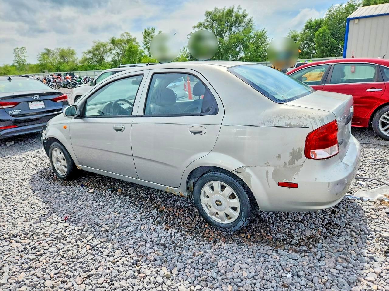 2004 Chevrolet Aveo Ls Silver vin: KL1TJ526X4B156024