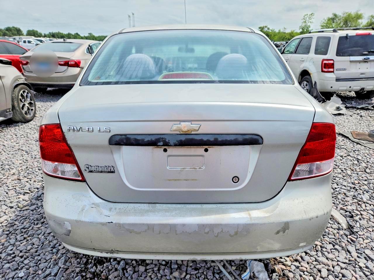 2004 Chevrolet Aveo Ls Silver vin: KL1TJ526X4B156024