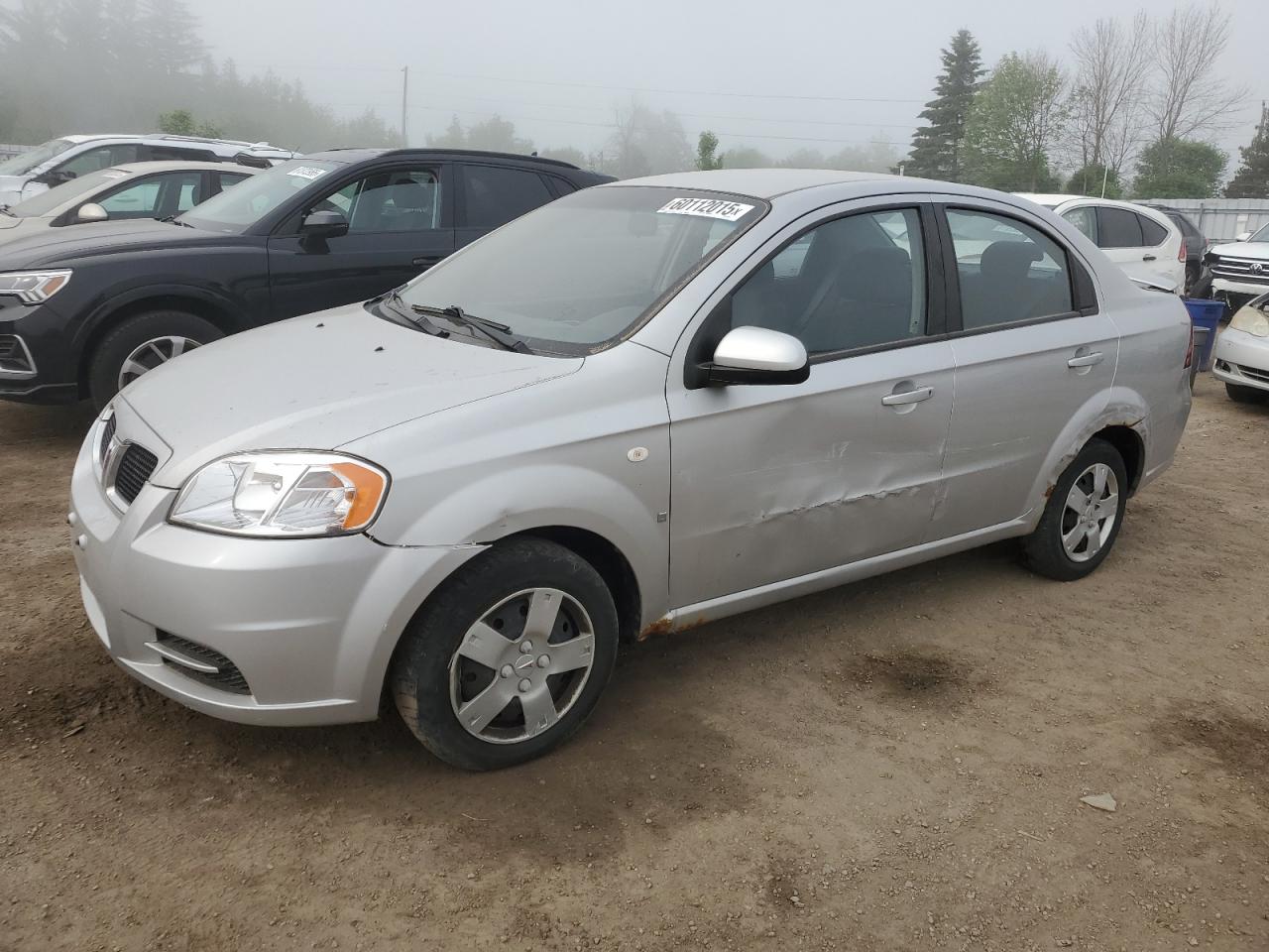 2008 Pontiac Wave Silver vin: KL2TD55618B059282