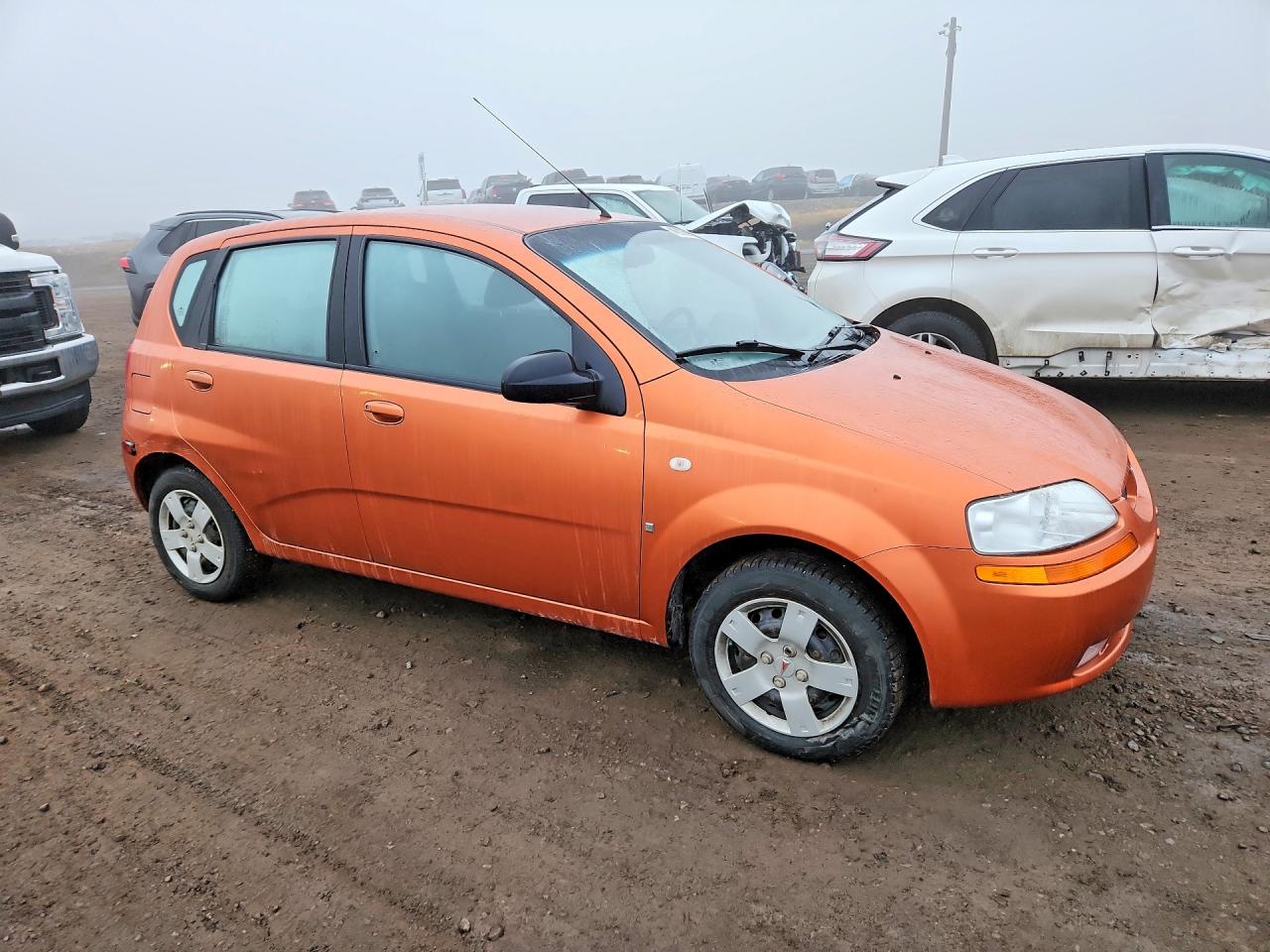 2007 Pontiac Wave Оранжевый vin: KL2TD65647B759494