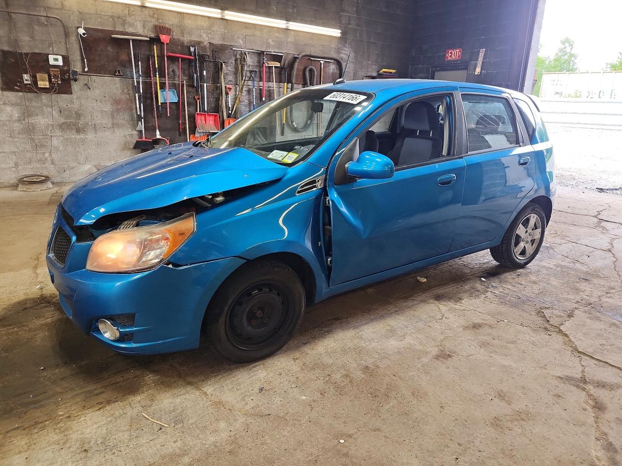 2009 Pontiac G3 Blue vin: KL2TD66E09B647073