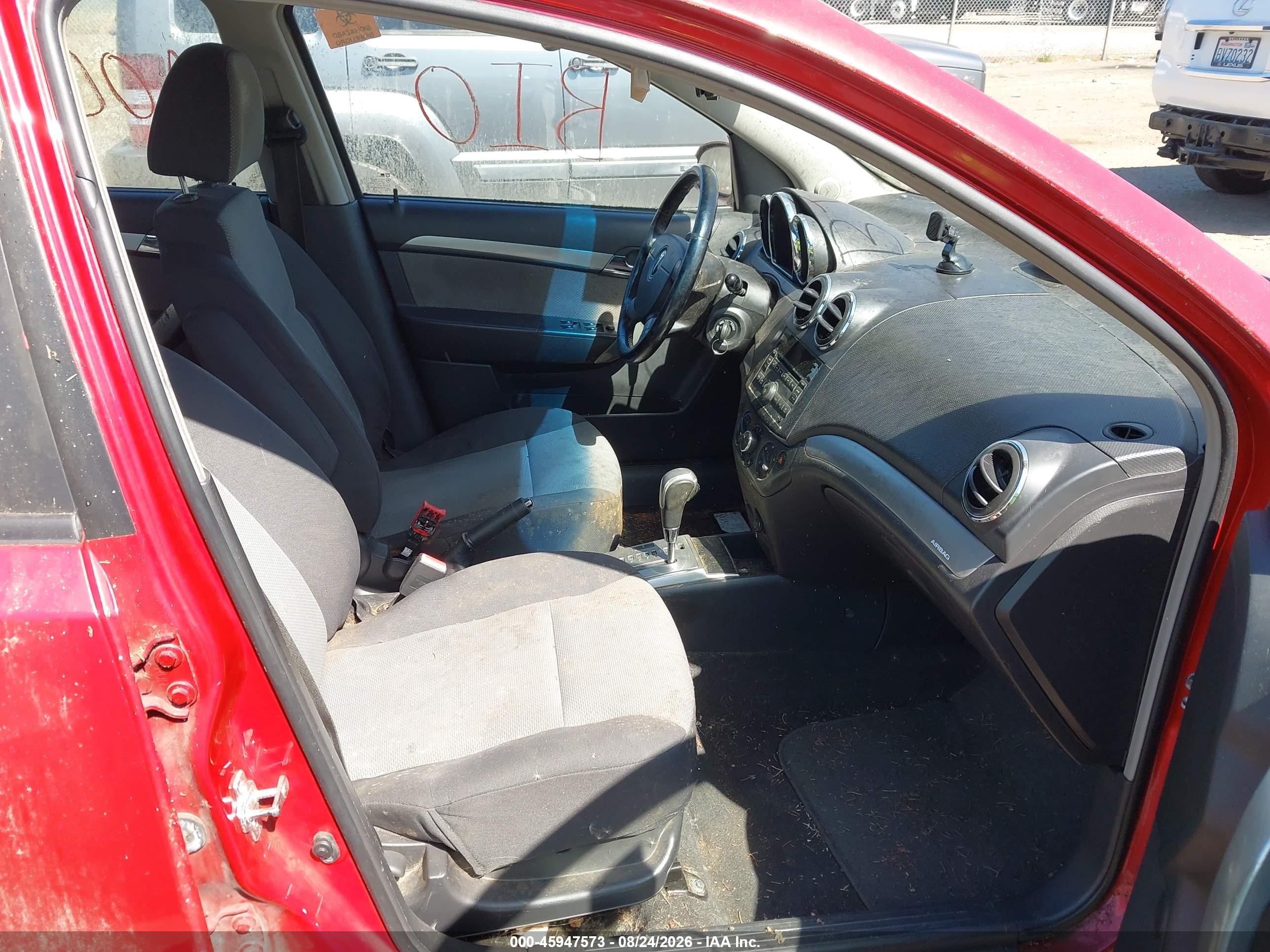 2009 Pontiac G3   Red vin: KL2TD66E59B663186