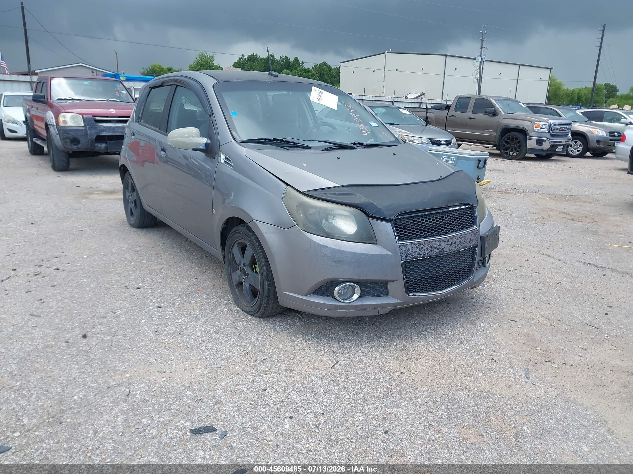 2009 Pontiac G3   Gray vin: KL2TD66EX9B641958