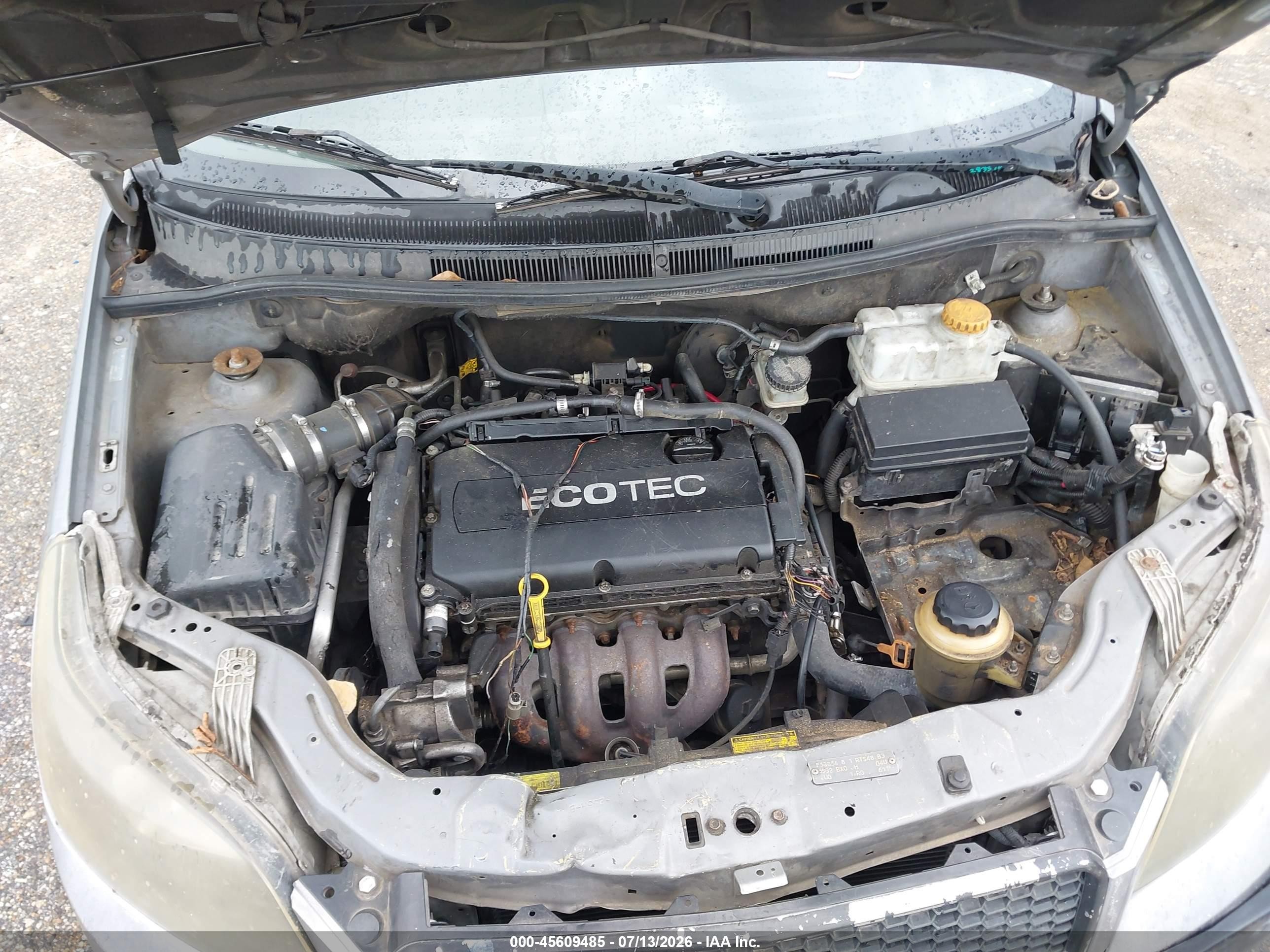 2009 Pontiac G3   Gray vin: KL2TD66EX9B641958