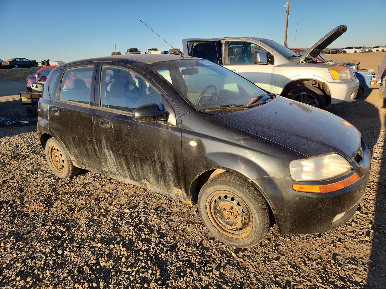 2006 Pontiac Wave Черный vin: KL2TD69626B528263
