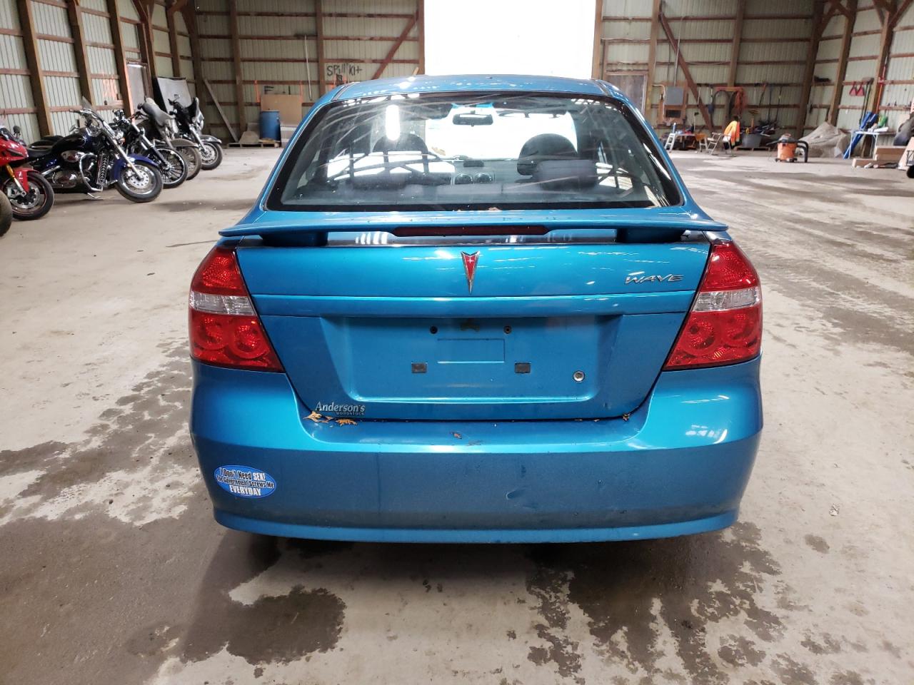 2008 Pontiac Wave Se Blue vin: KL2TW55608B256468