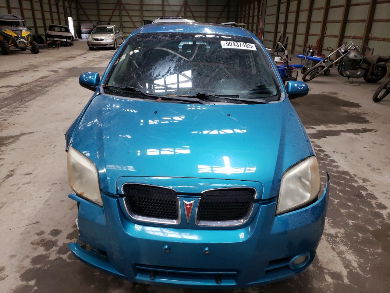2008 Pontiac Wave Se Blue vin: KL2TW55608B256468