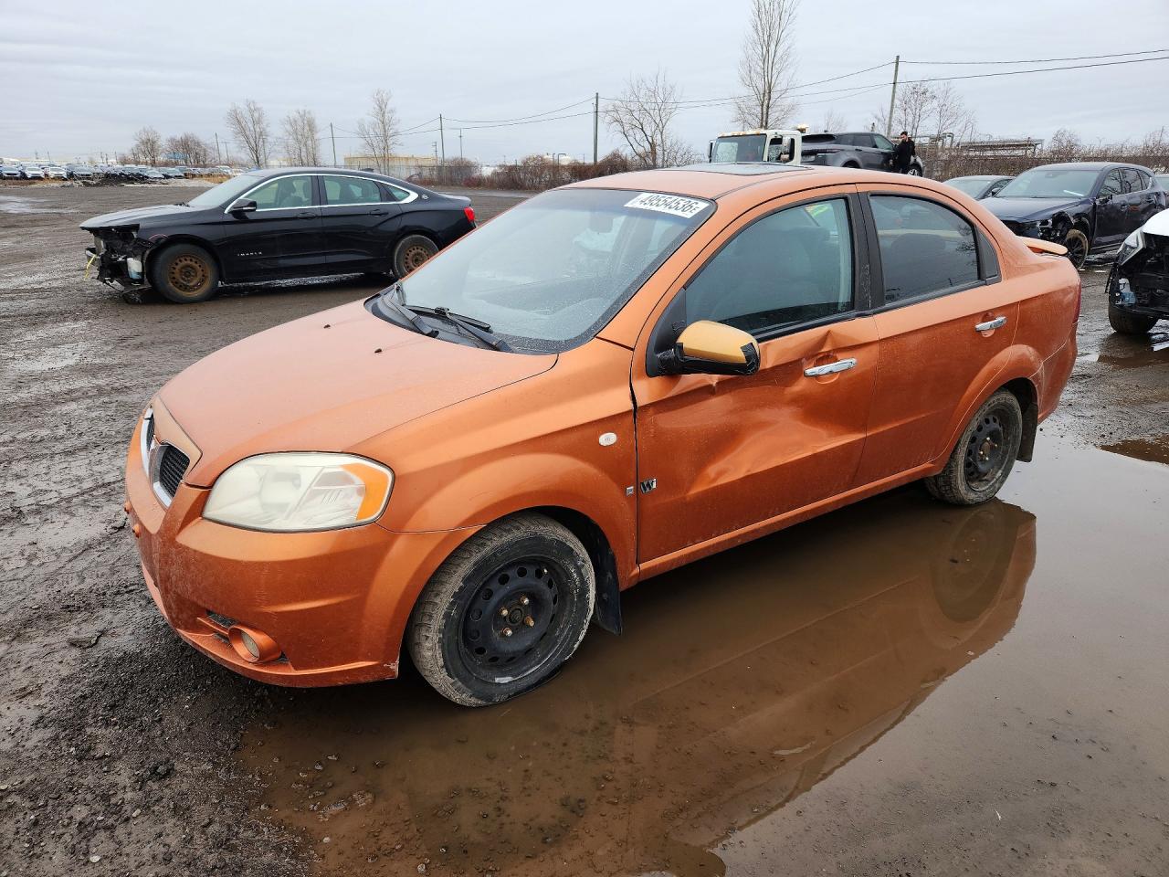 2007 Pontiac Wave Lt Orange vin: KL2TW55697B160644