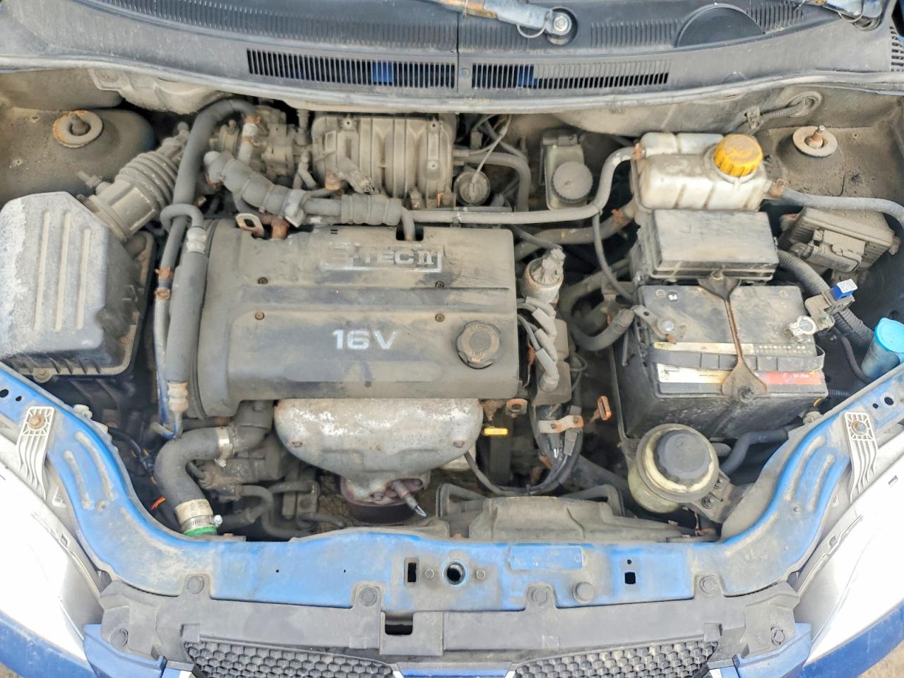 2008 Pontiac Wave Se Blue vin: KL2TW556X8B230847