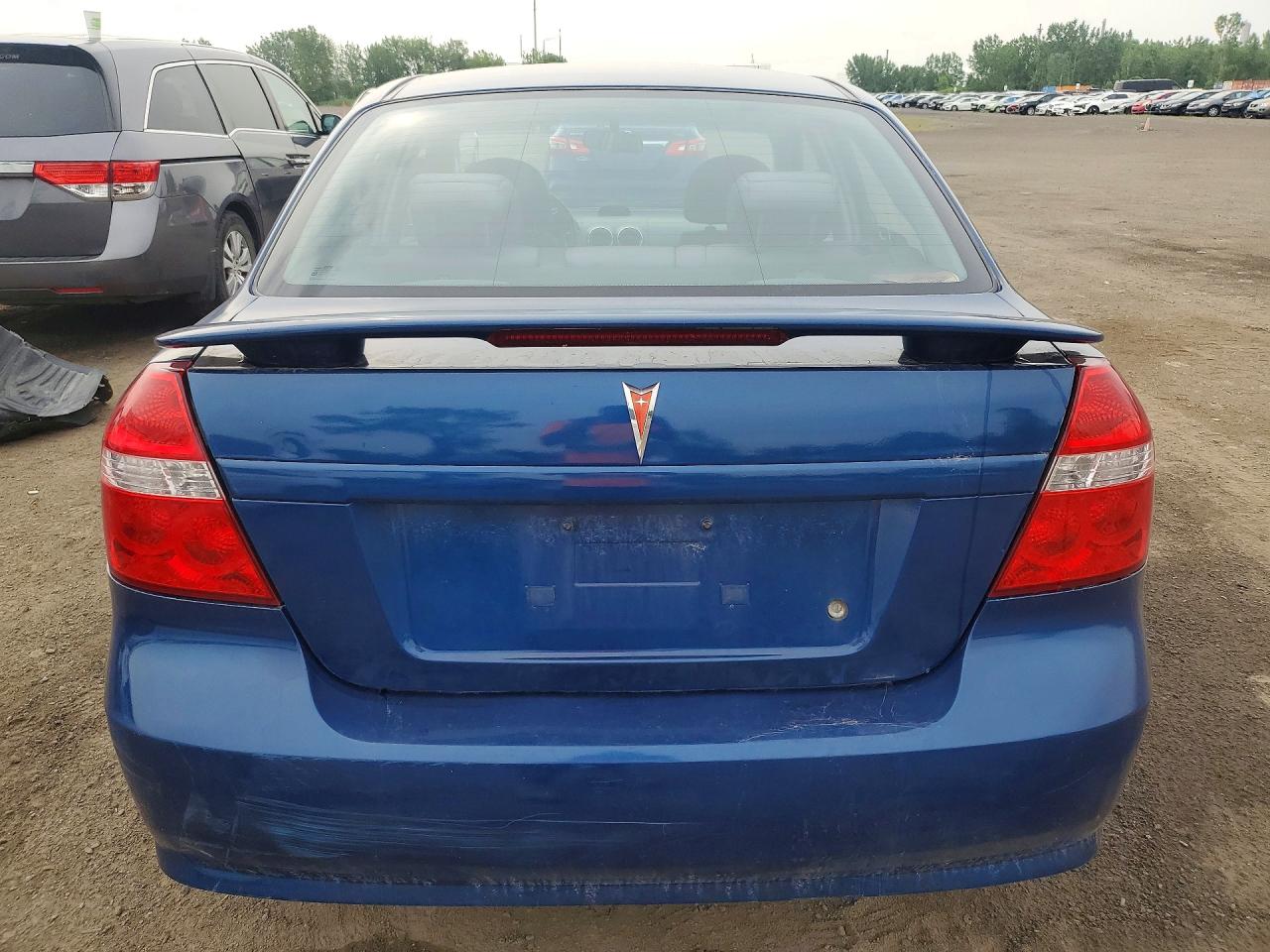 2008 Pontiac Wave Se Blue vin: KL2TW556X8B230847