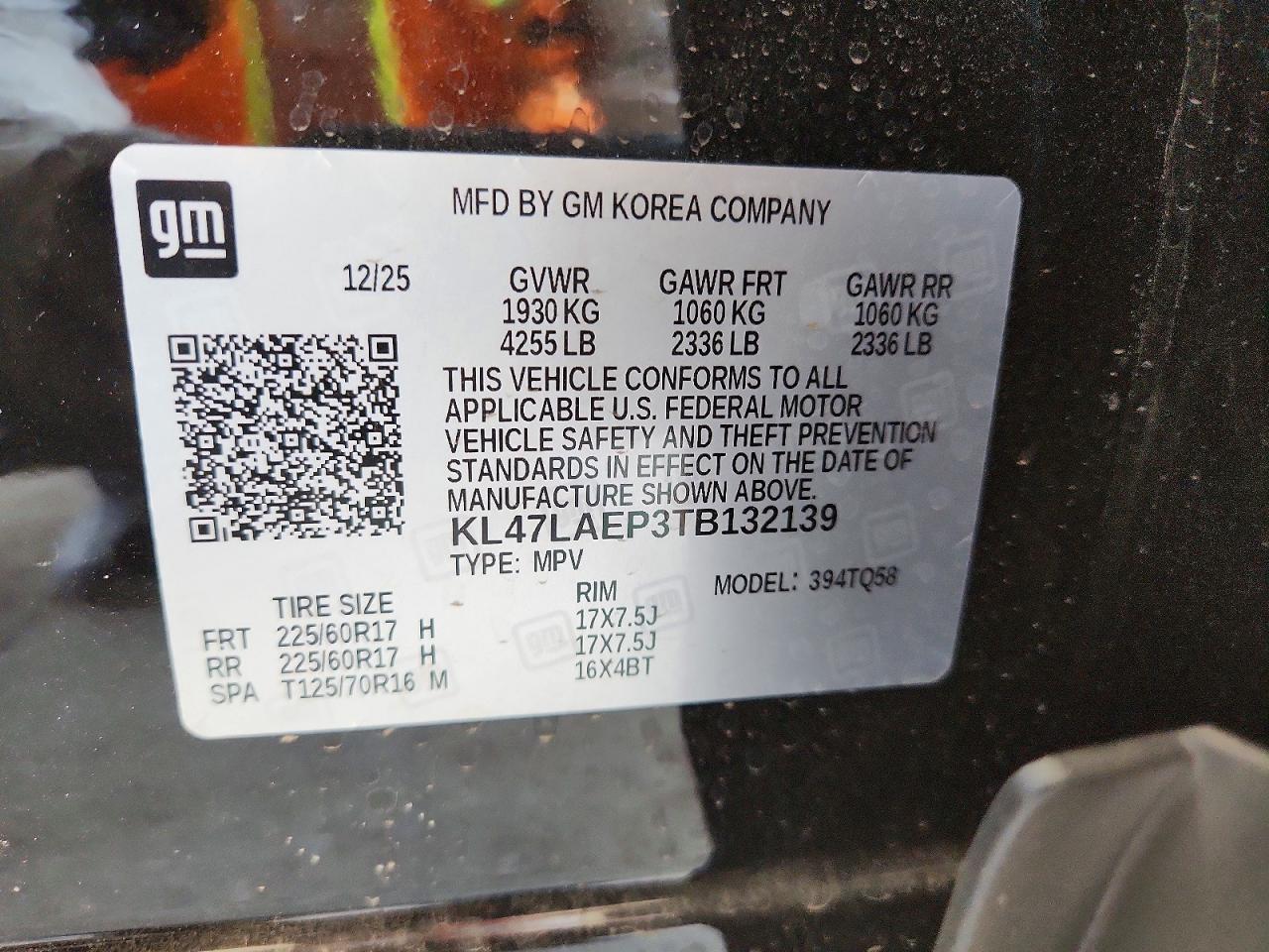 2026 Buick Envista Preferred Black vin: KL47LAEP3TB132139