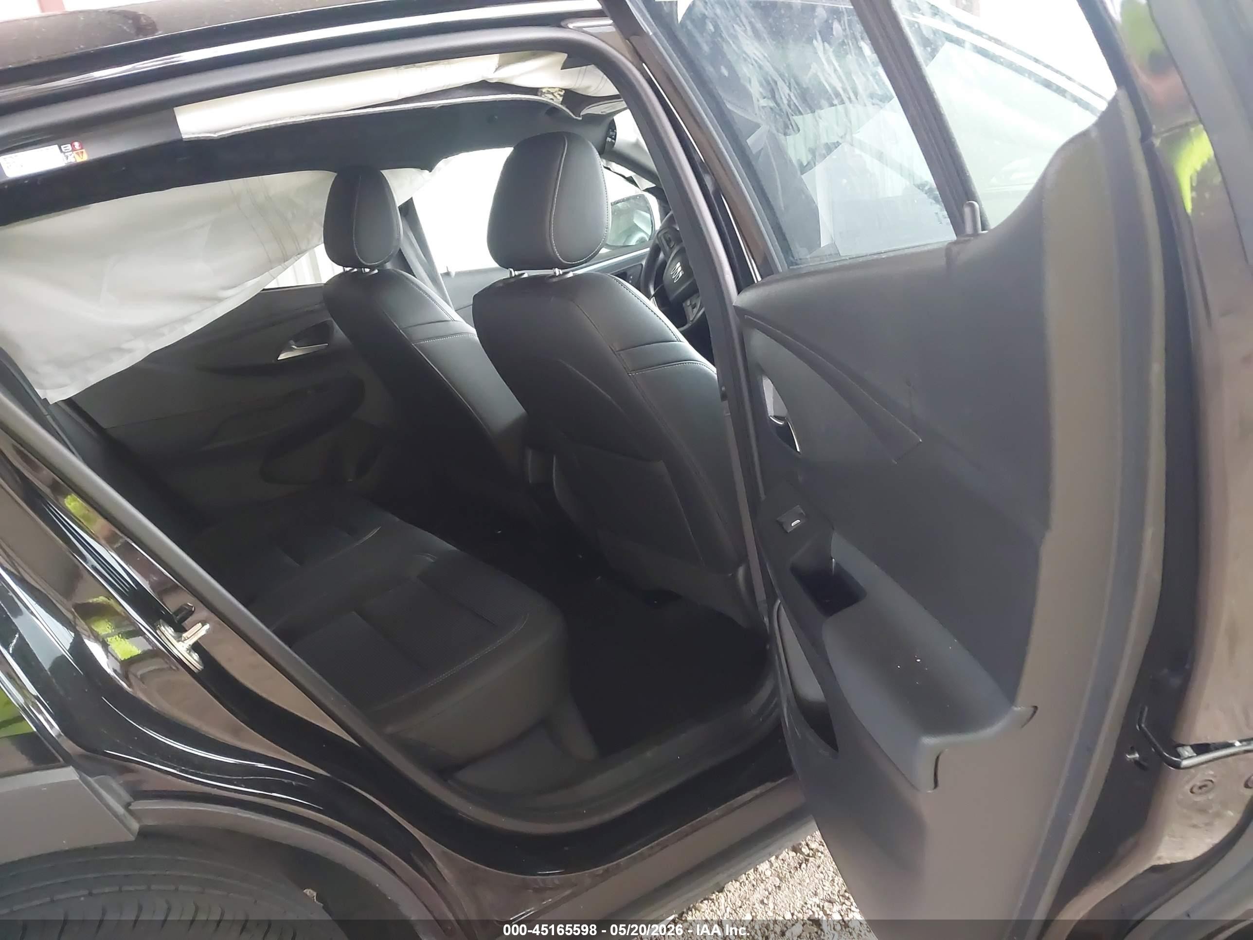 2025 Buick Envista Preferred Fwd Черный vin: KL47LAEP4SB226593