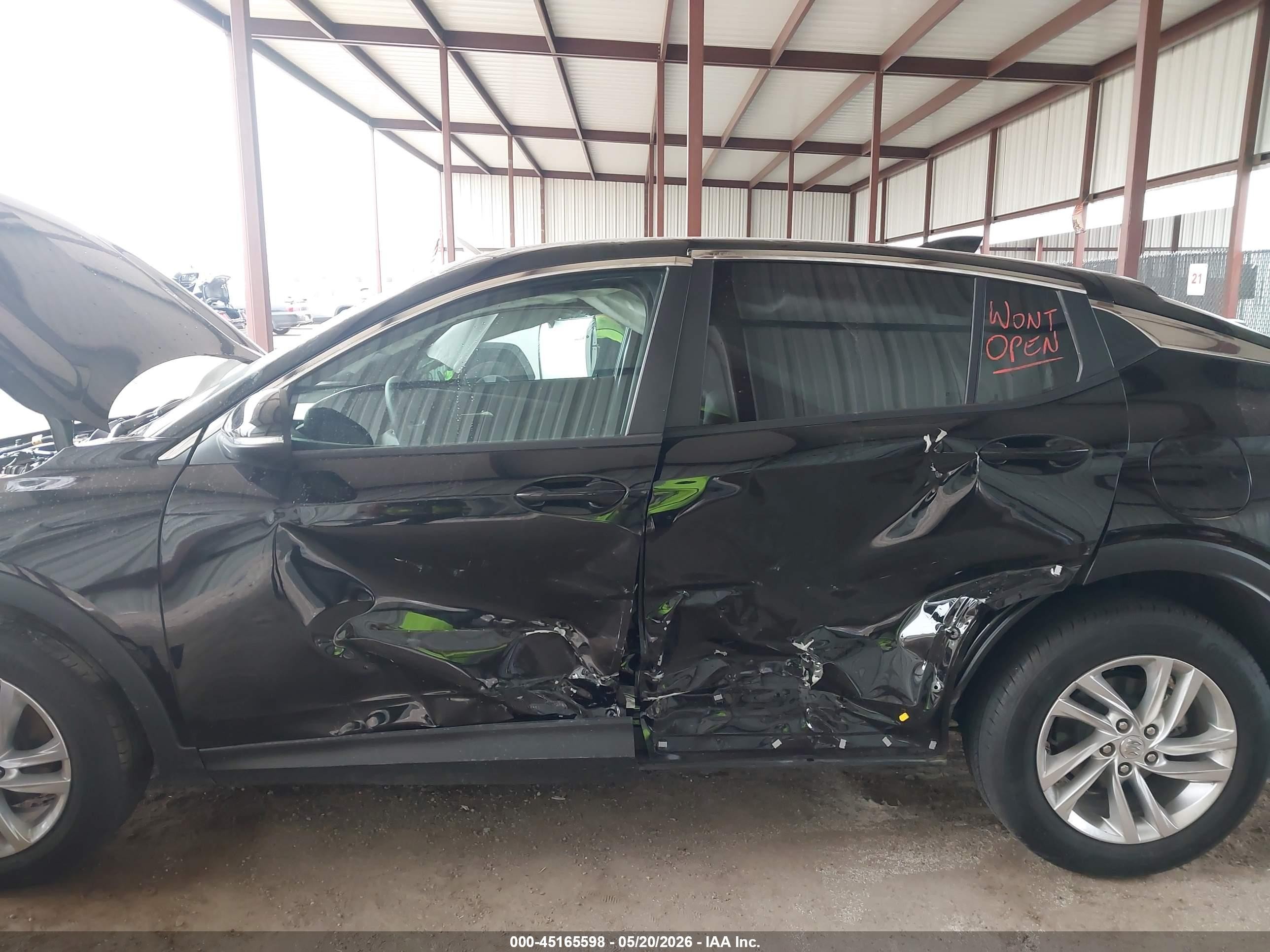 2025 Buick Envista Preferred Fwd Черный vin: KL47LAEP4SB226593