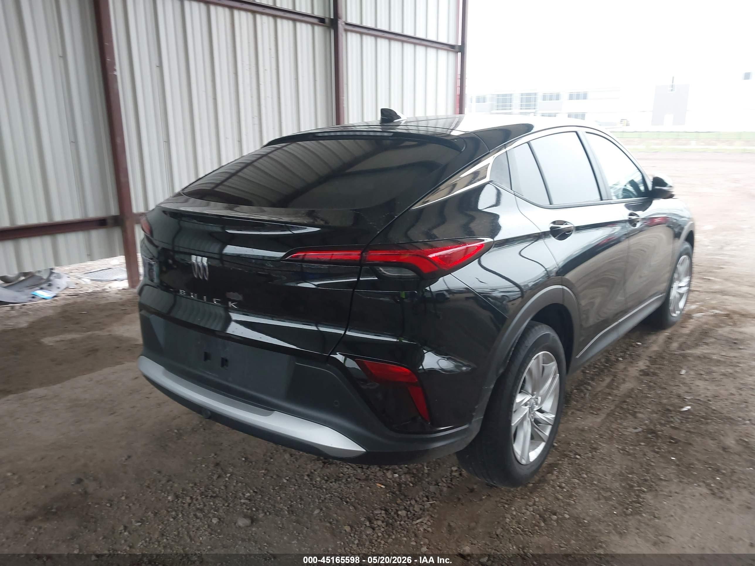 2025 Buick Envista Preferred Fwd Черный vin: KL47LAEP4SB226593
