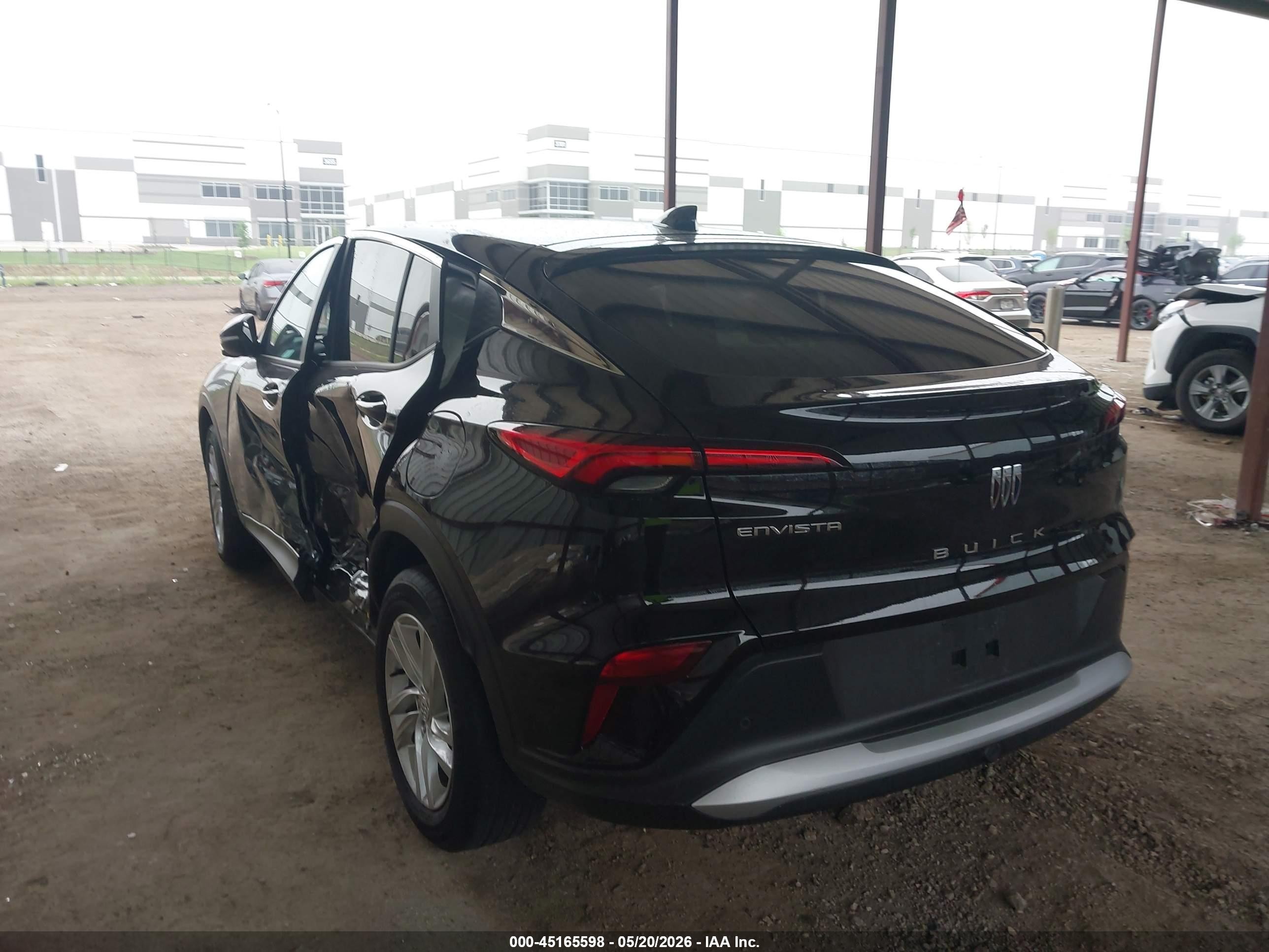 2025 Buick Envista Preferred Fwd Черный vin: KL47LAEP4SB226593