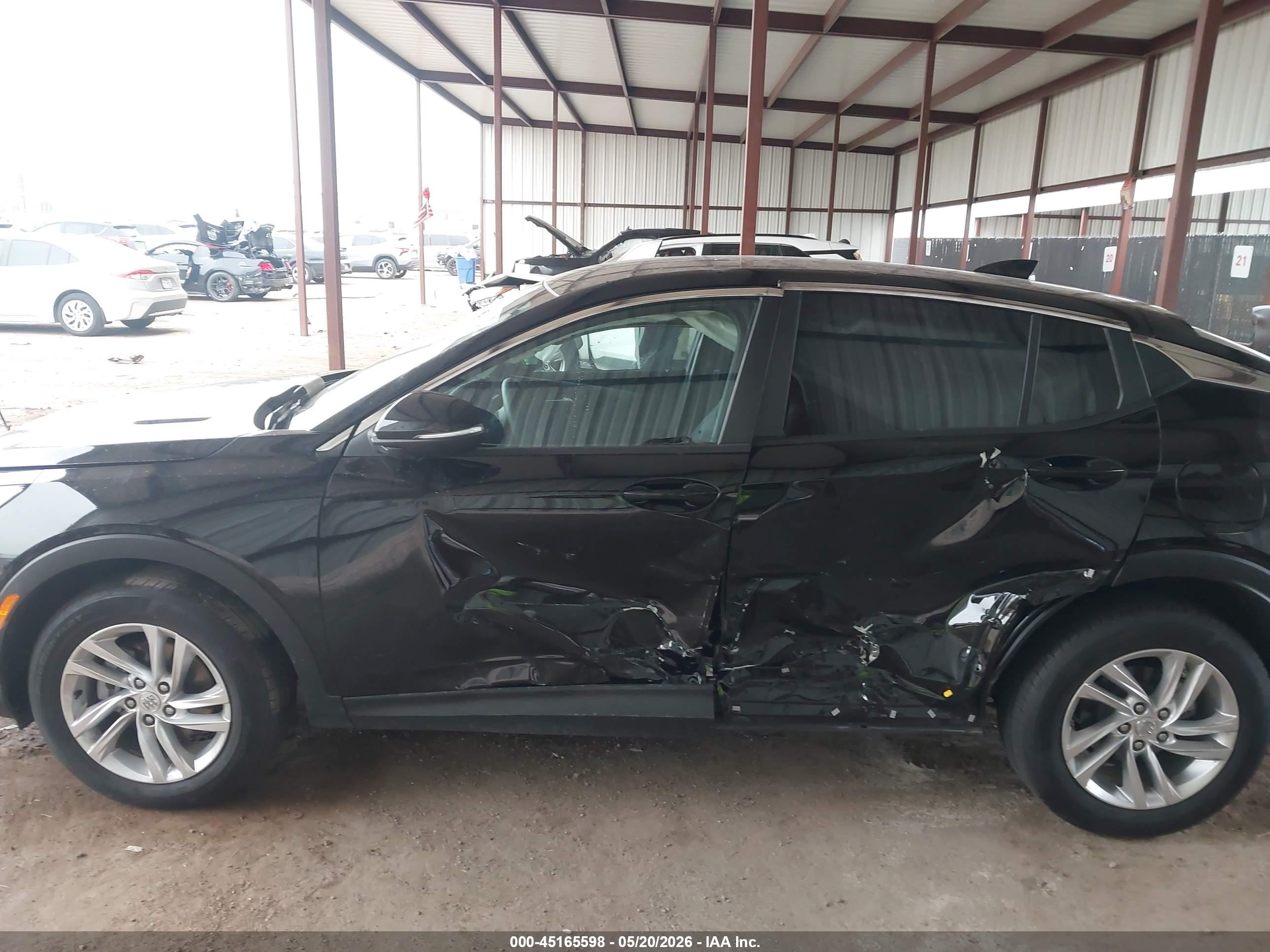 2025 Buick Envista Preferred Fwd Черный vin: KL47LAEP4SB226593
