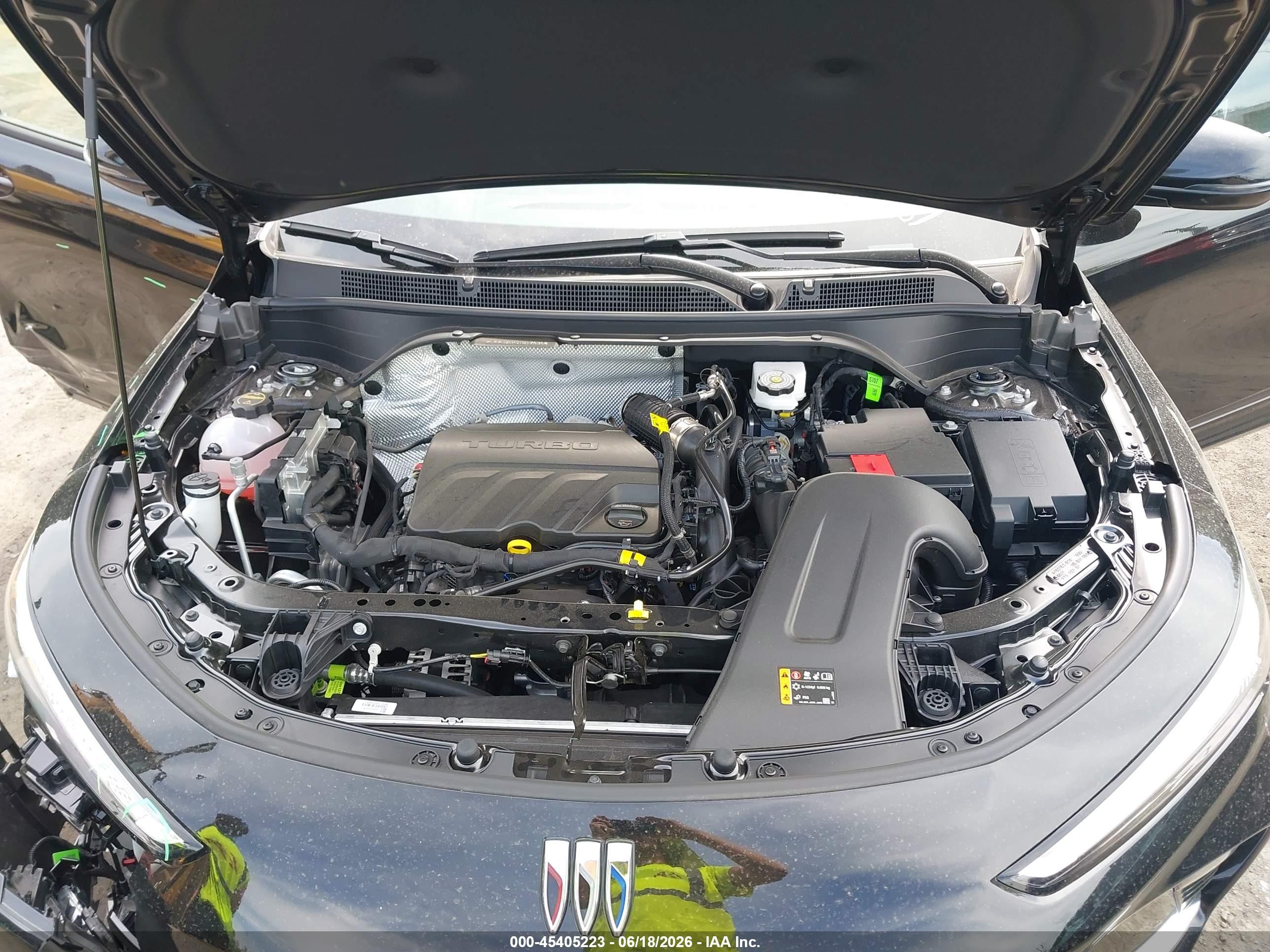 2026 Buick Envista Sport Touring Fwd Черный vin: KL47LBEP5TB176360