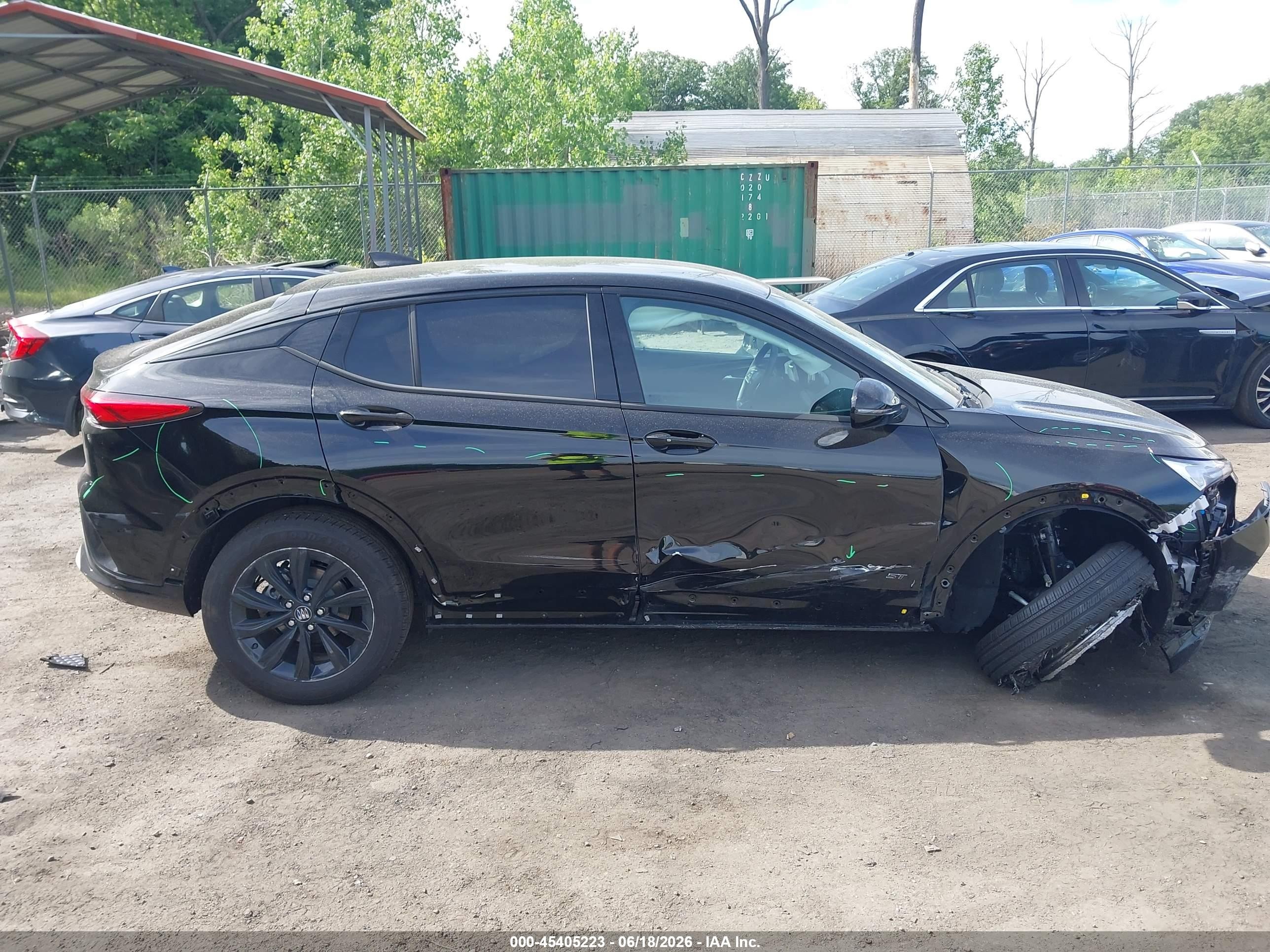 2026 Buick Envista Sport Touring Fwd Черный vin: KL47LBEP5TB176360