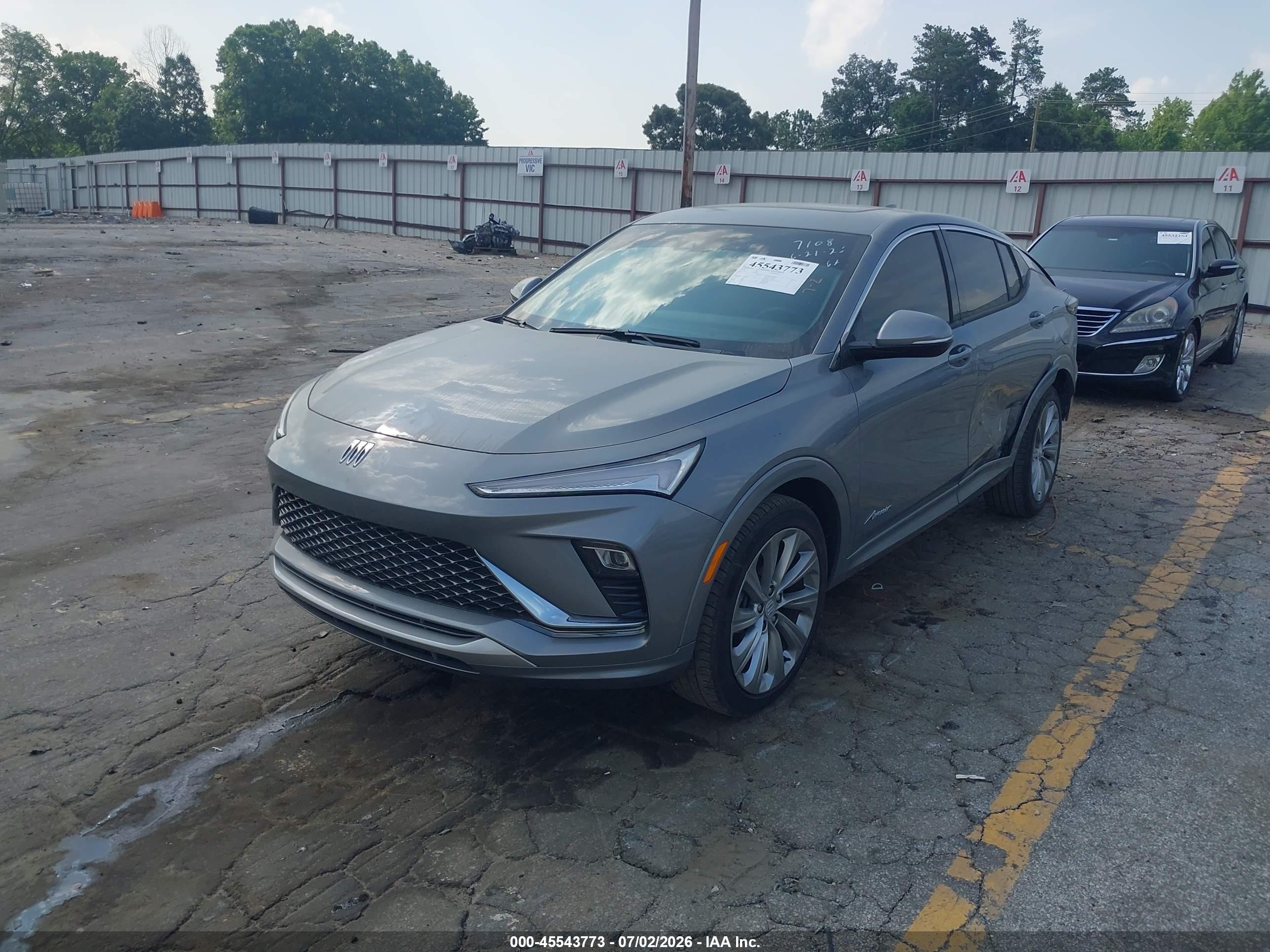2024 Buick Envista Avenir Fwd Серый vin: KL47LCE26RB087108