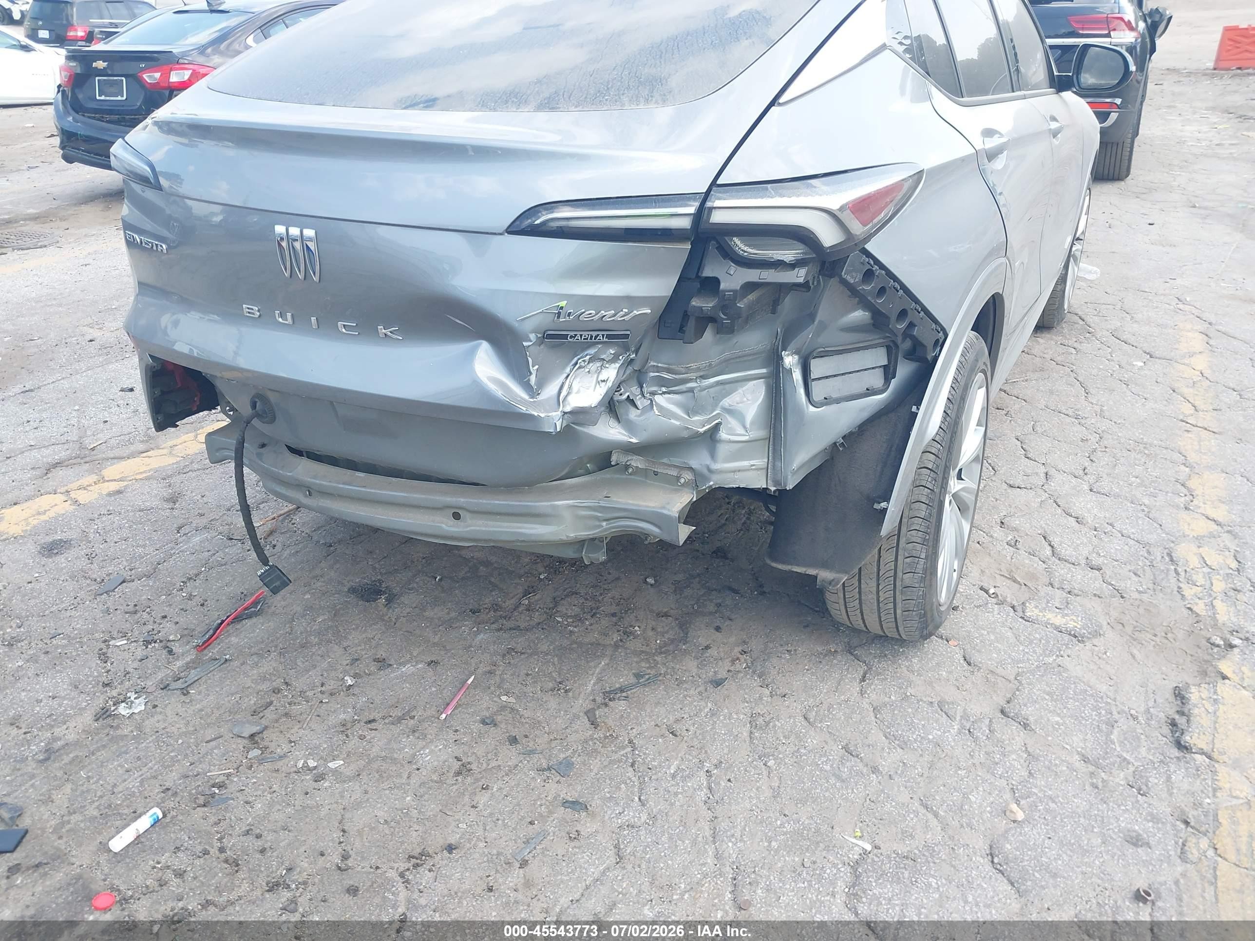 2024 Buick Envista Avenir Fwd Серый vin: KL47LCE26RB087108