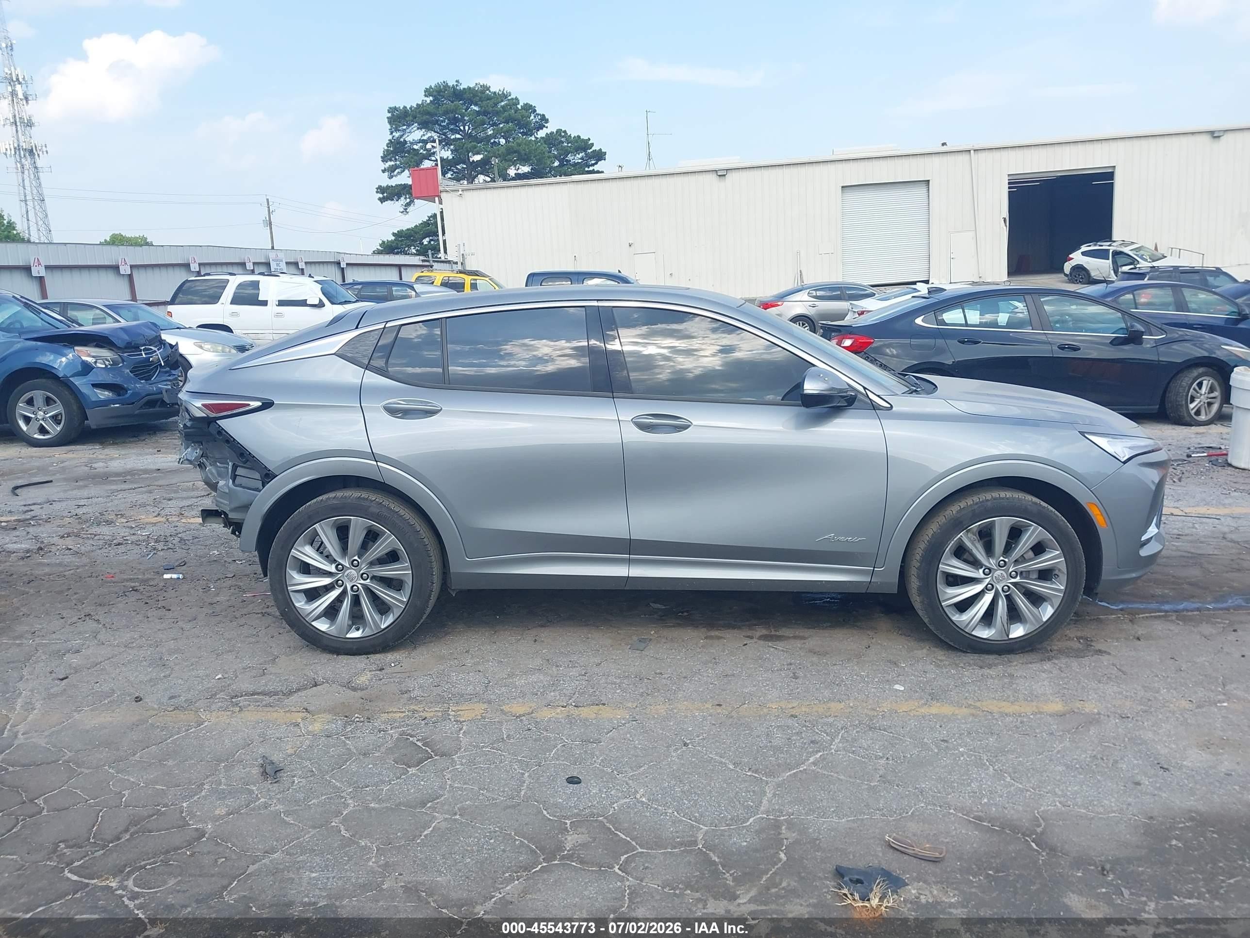 2024 Buick Envista Avenir Fwd Серый vin: KL47LCE26RB087108