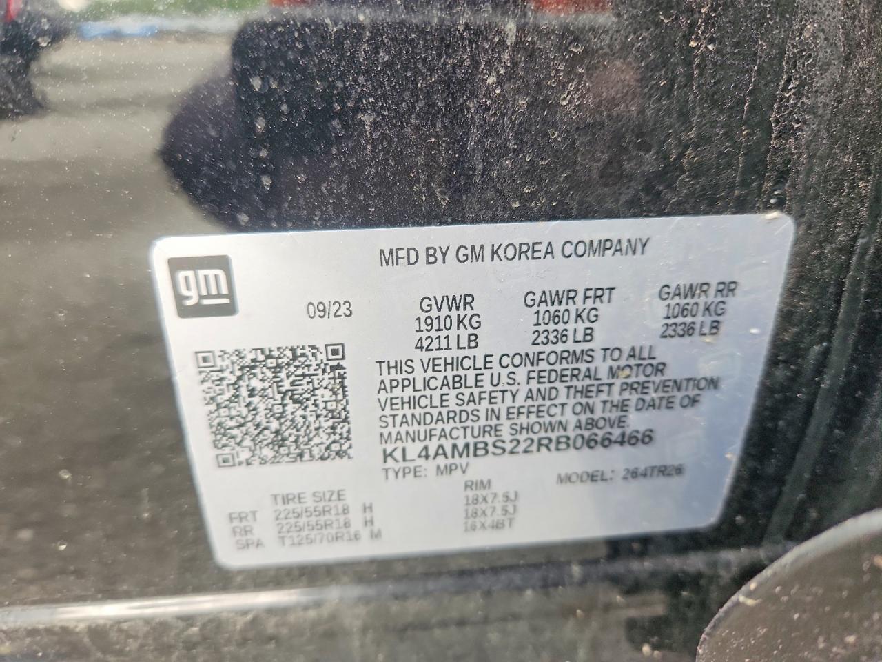 2024 Buick Encore Gx Preferred Black vin: KL4AMBS22RB066466