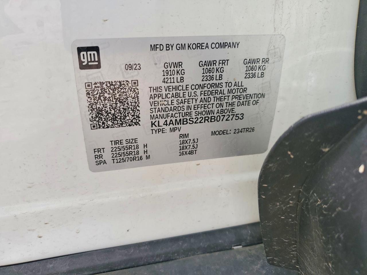 2024 Buick Encore Gx Preferred White vin: KL4AMBS22RB072753