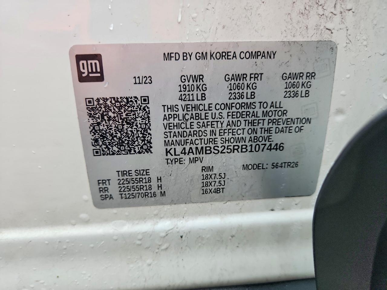2024 Buick Encore Gx Preferred White vin: KL4AMBS25RB107446