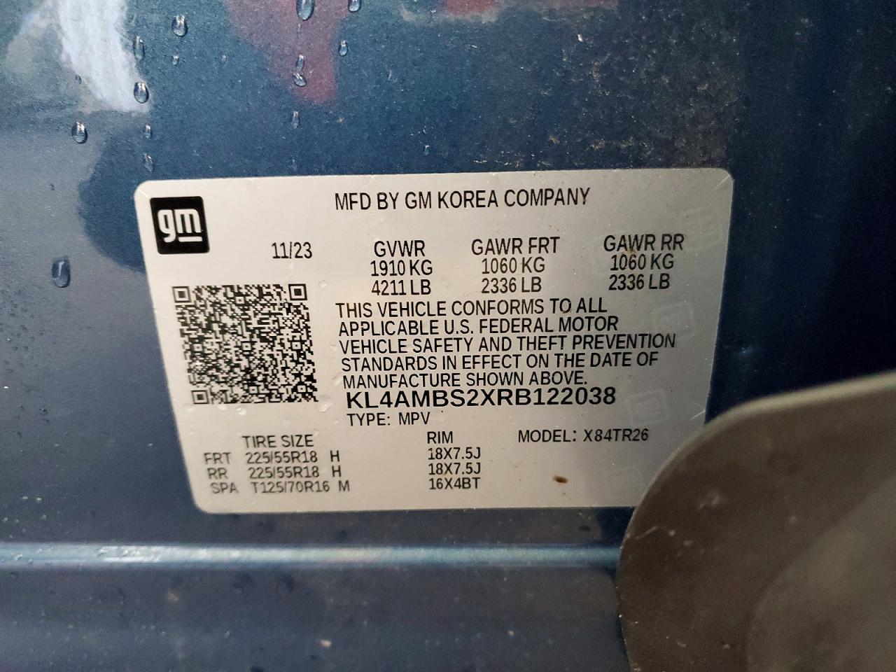 2024 Buick Encore Gx Preferred Blue vin: KL4AMBS2XRB122038