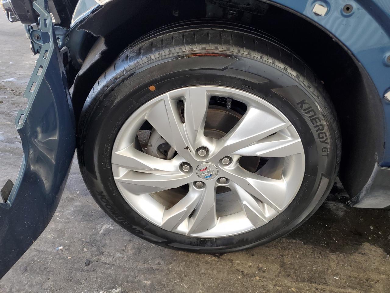 2024 Buick Encore Gx Preferred Blue vin: KL4AMBS2XRB122038 Damage: Left Front Tire, Worn, Replacement Required