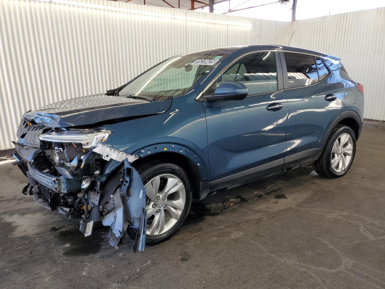 2024 Buick Encore Gx Preferred Blue vin: KL4AMBS2XRB122038 Damage: Lf Fender Cladding, Missing, Replacement Required