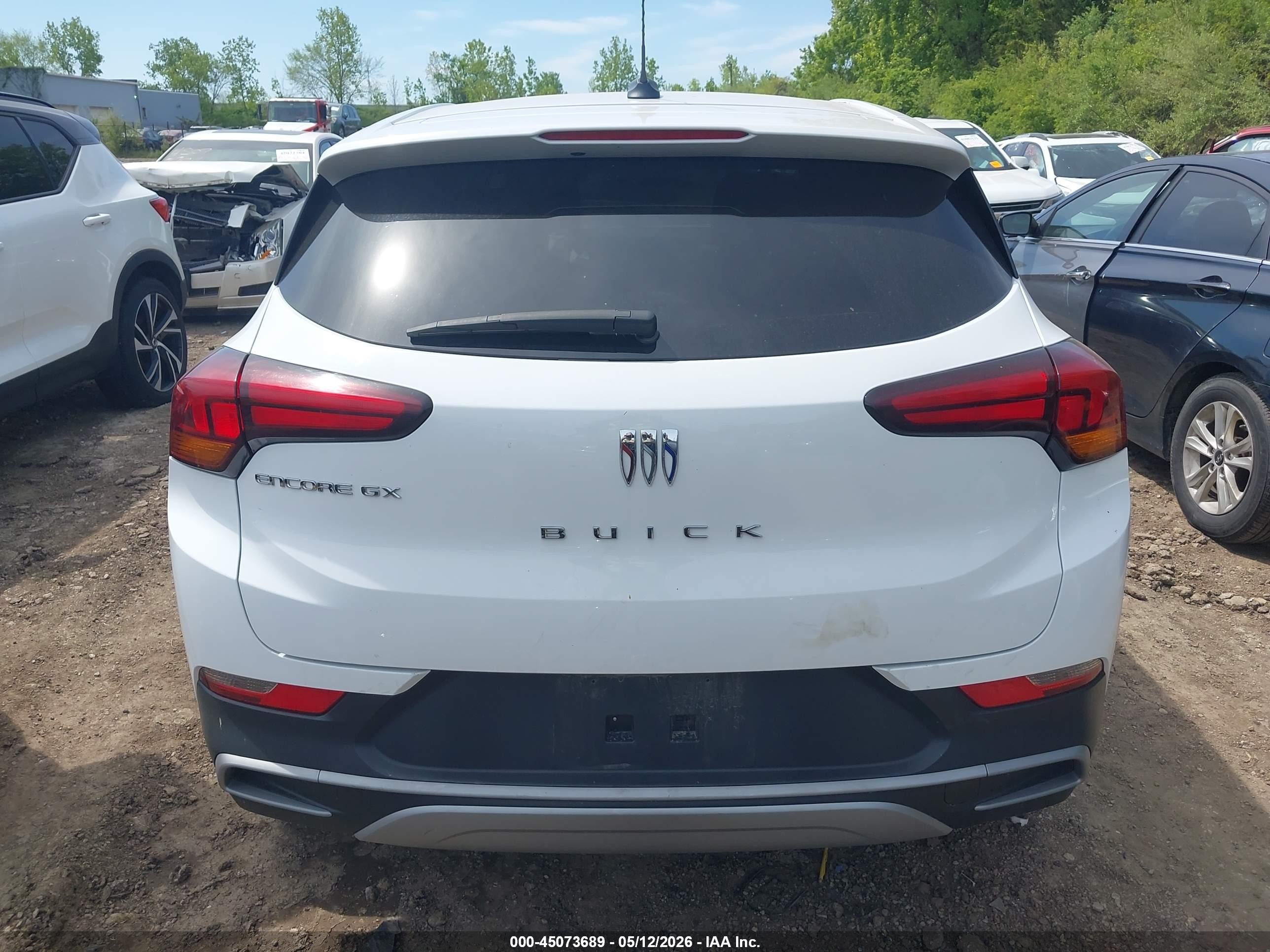 2025 Buick Encore Gx Preferred Fwd White vin: KL4AMBSL2SB164055