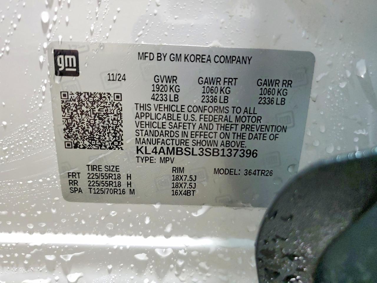 2025 Buick Encore Gx Preferred White vin: KL4AMBSL3SB137396