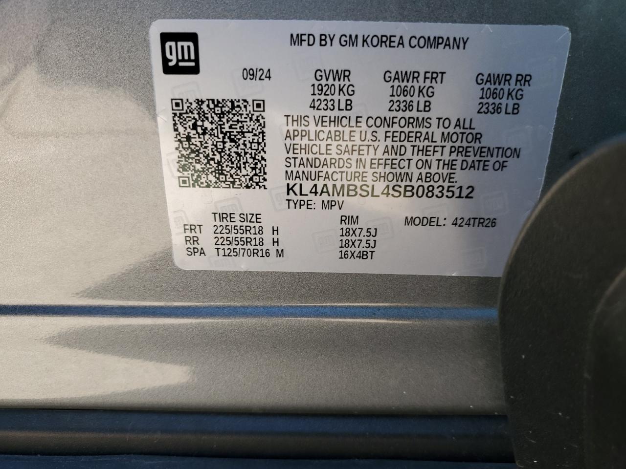 2025 Buick Encore Gx Preferred Silver vin: KL4AMBSL4SB083512