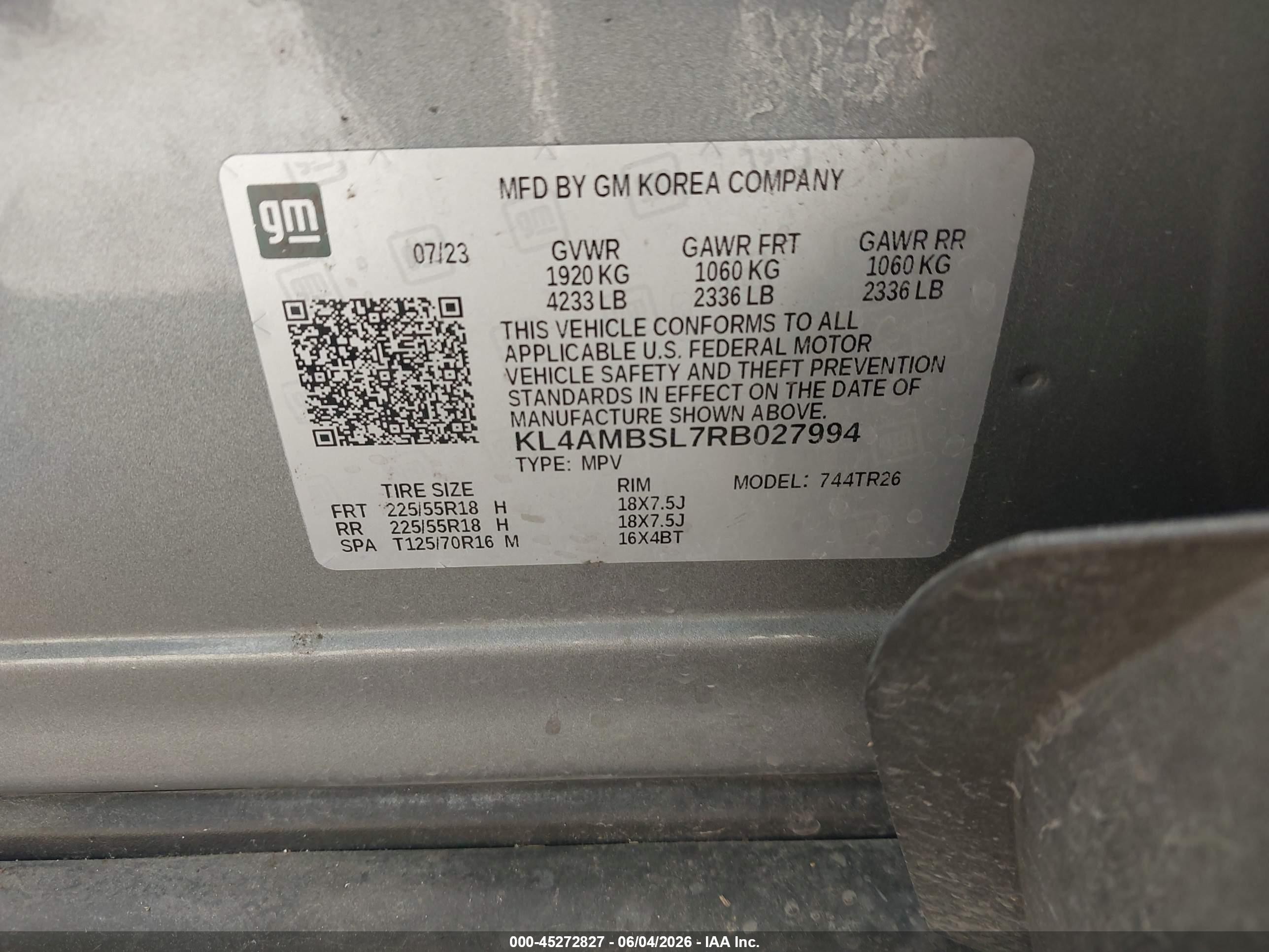 2024 Buick Encore Gx Preferred Fwd Silver vin: KL4AMBSL7RB027994