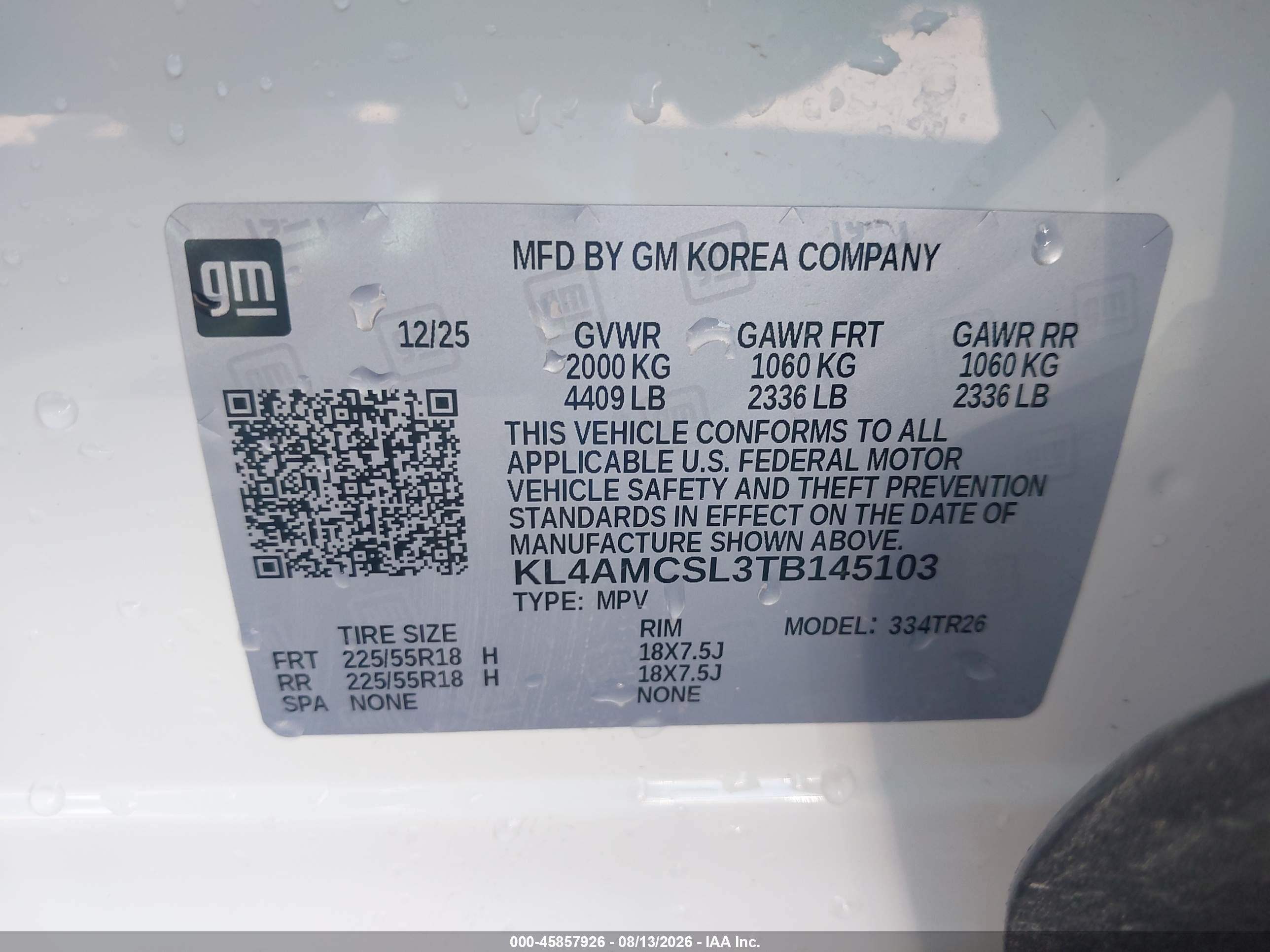 2026 Buick Encore Gx Preferred Awd Белый vin: KL4AMCSL3TB145103