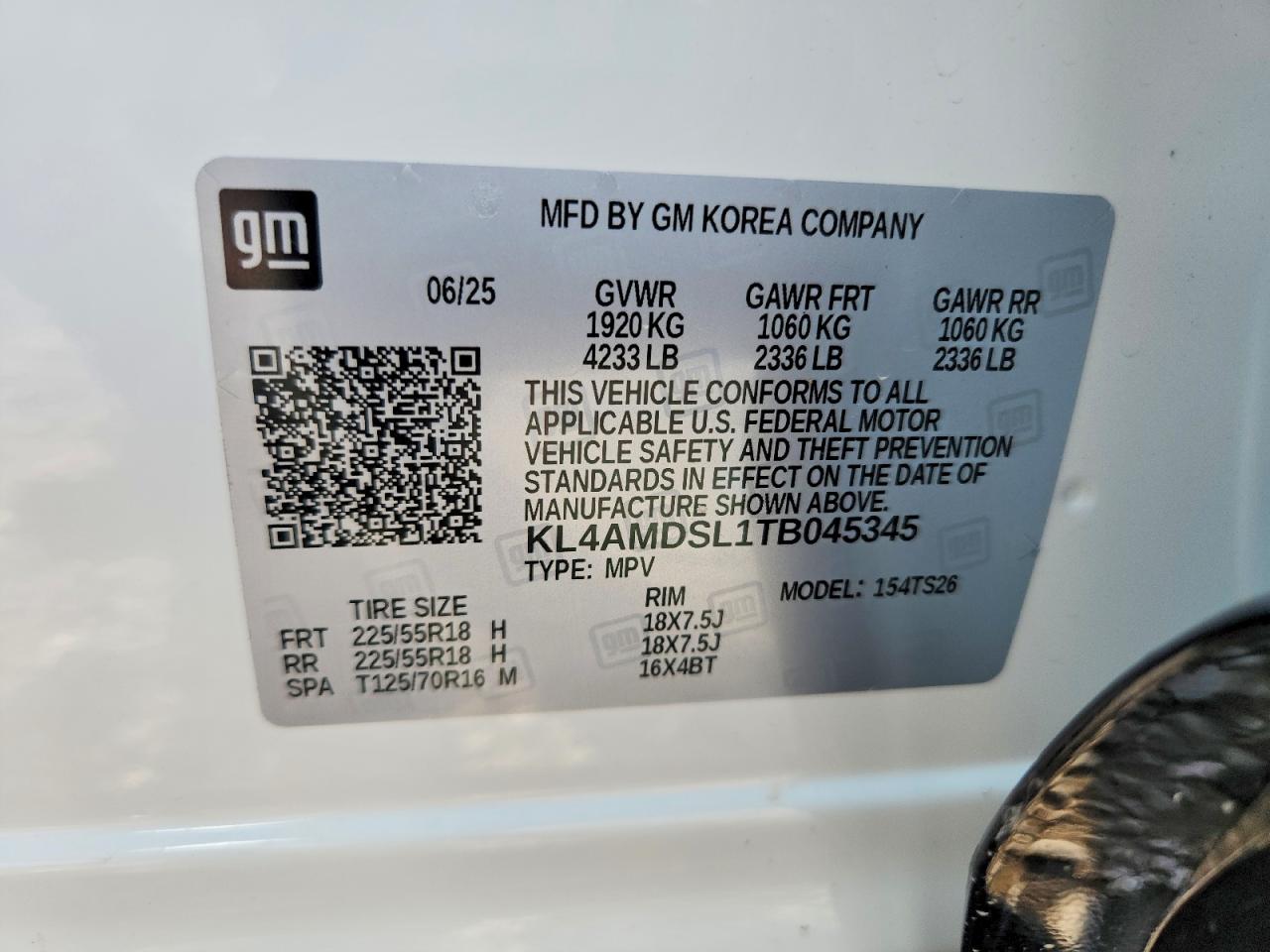 2026 Buick Encore Gx Sport Touring White vin: KL4AMDSL1TB045345