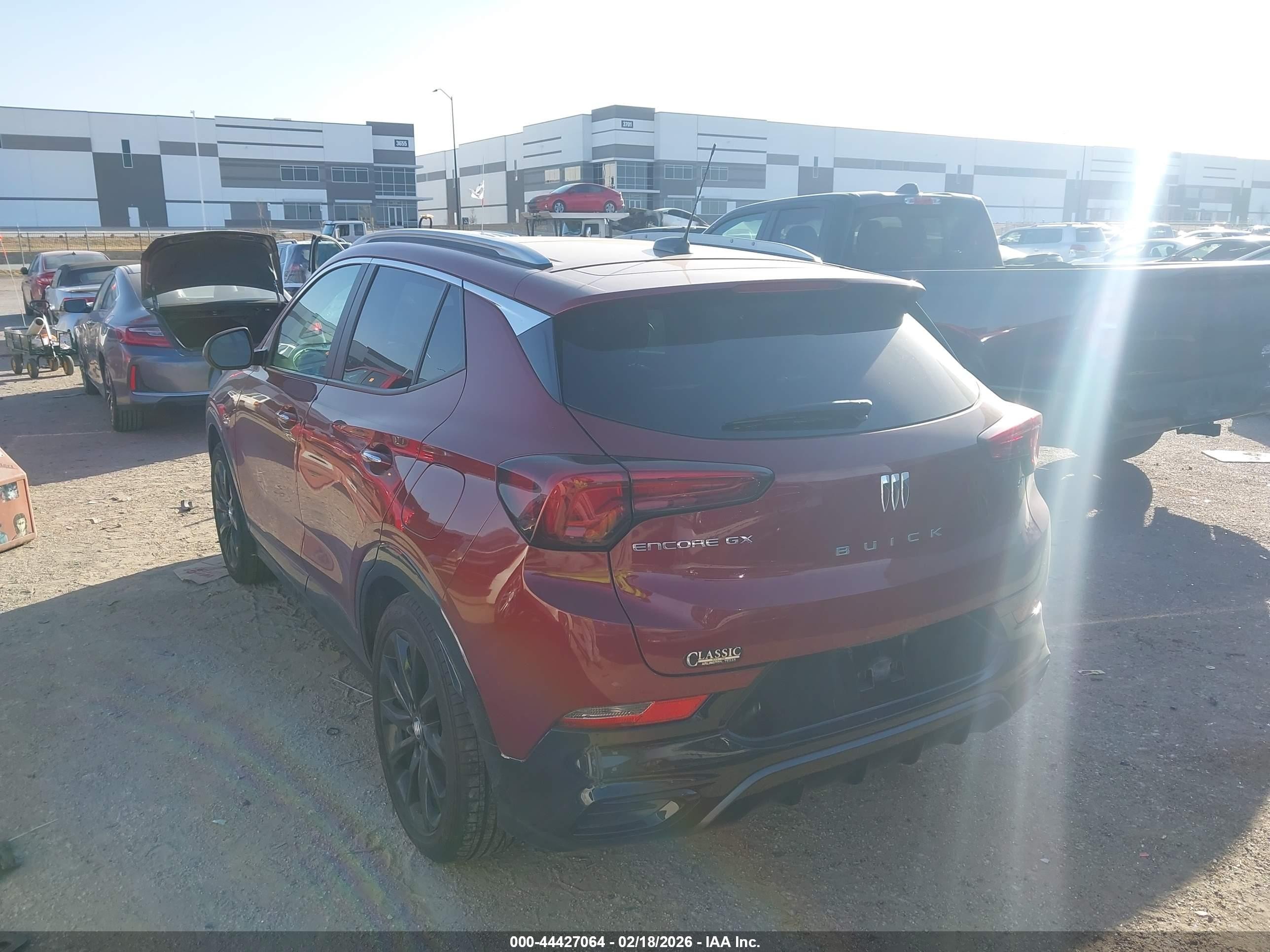 2024 Buick Encore Gx Sport Touring Fwd Burgundy vin: KL4AMDSL3RB005681
