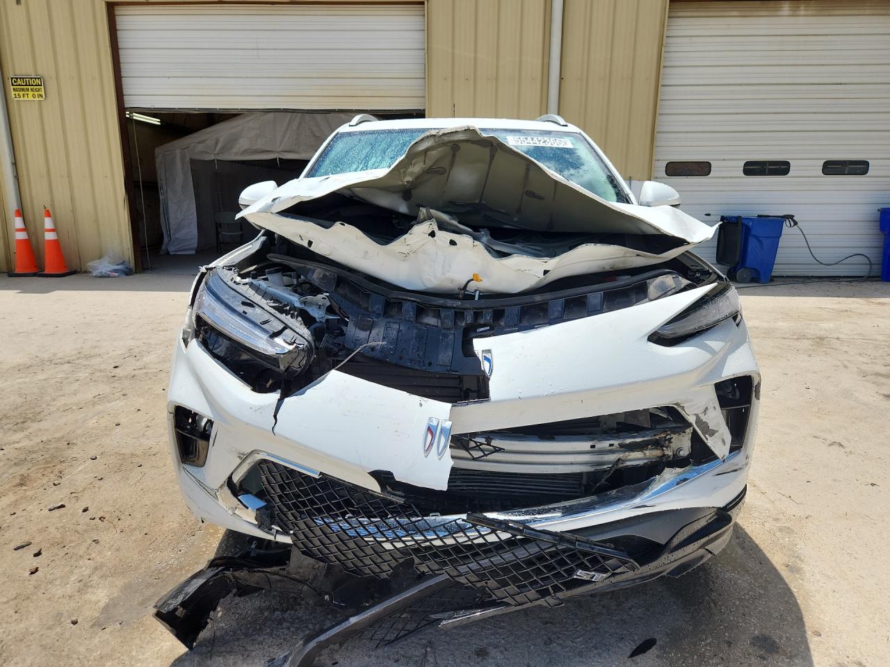 2024 Buick Encore Gx Sport Touring White vin: KL4AMDSL3RB165382 Damage: Front Bumper Reinforcement, Broken, Replacement Required