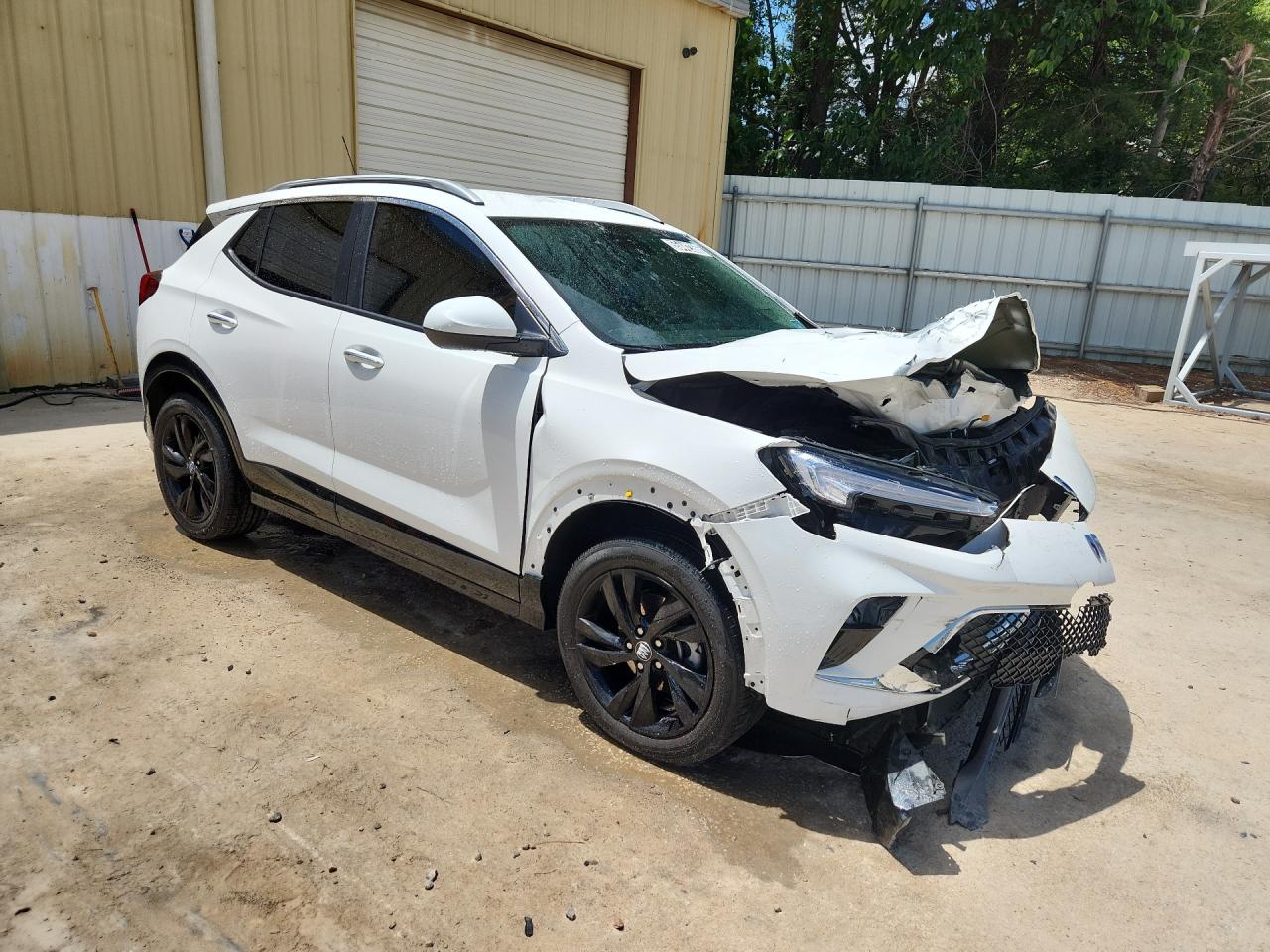 2024 Buick Encore Gx Sport Touring White vin: KL4AMDSL3RB165382 Damage: Right Front Door, Dent(S) W/ Paint Dmg, > 12 Inches