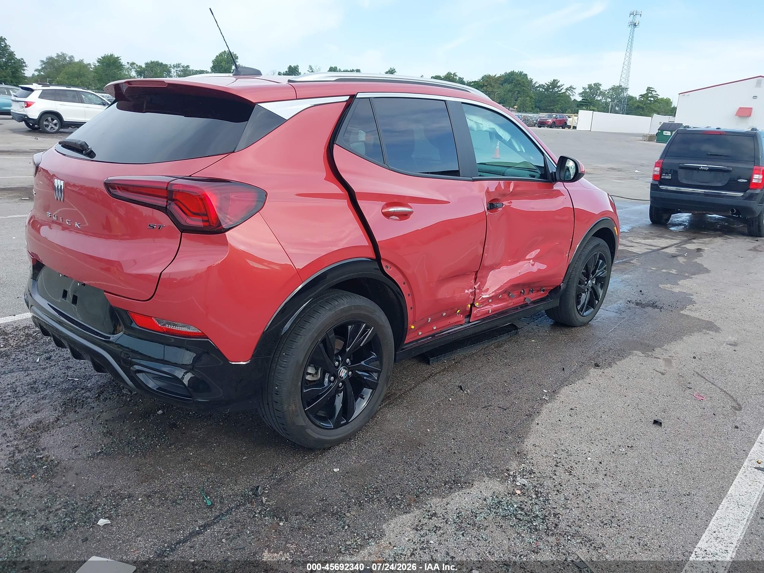 2024 Buick Encore Gx Sport Touring Fwd Orange vin: KL4AMDSL7RB170570