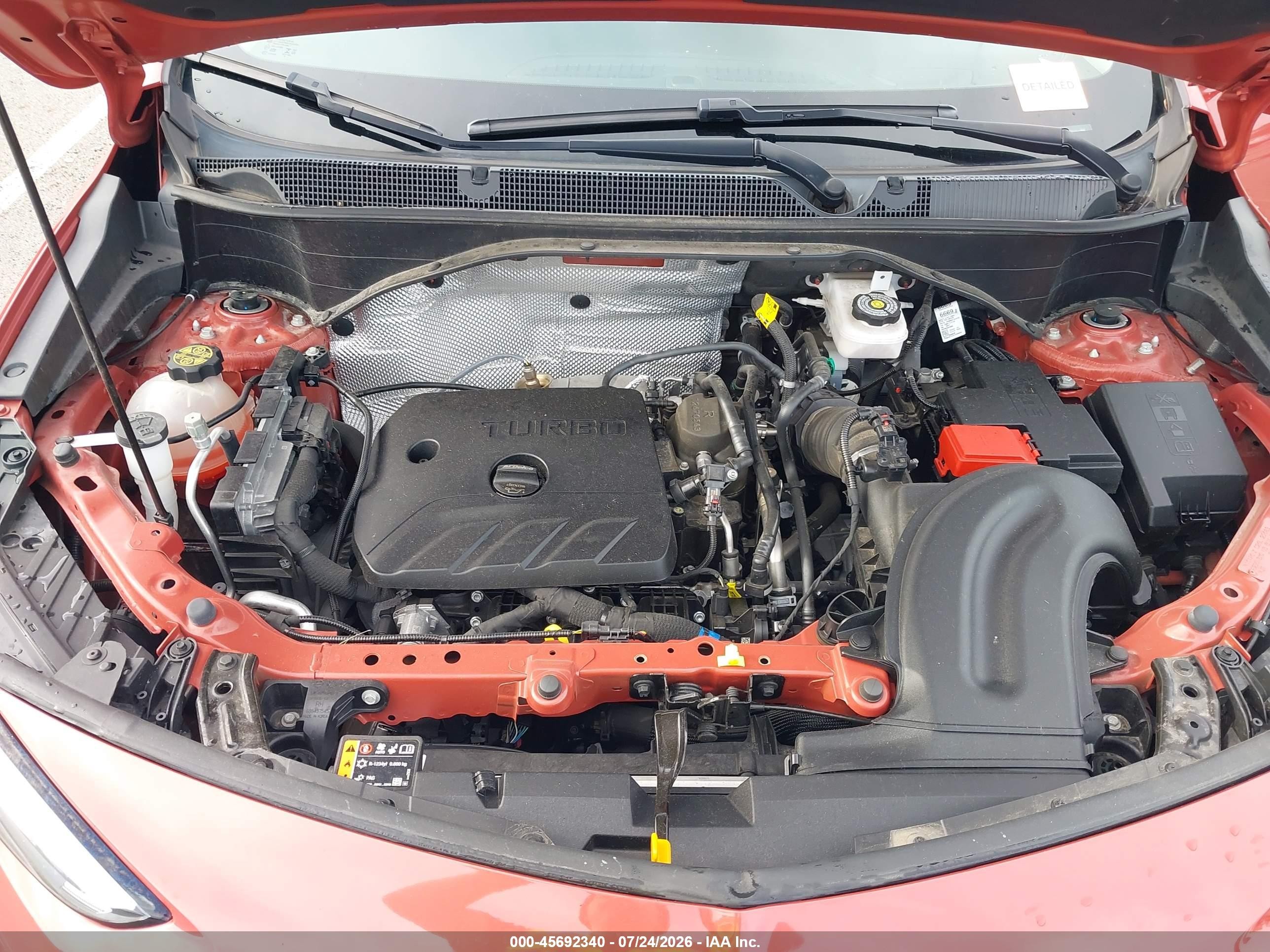 2024 Buick Encore Gx Sport Touring Fwd Orange vin: KL4AMDSL7RB170570
