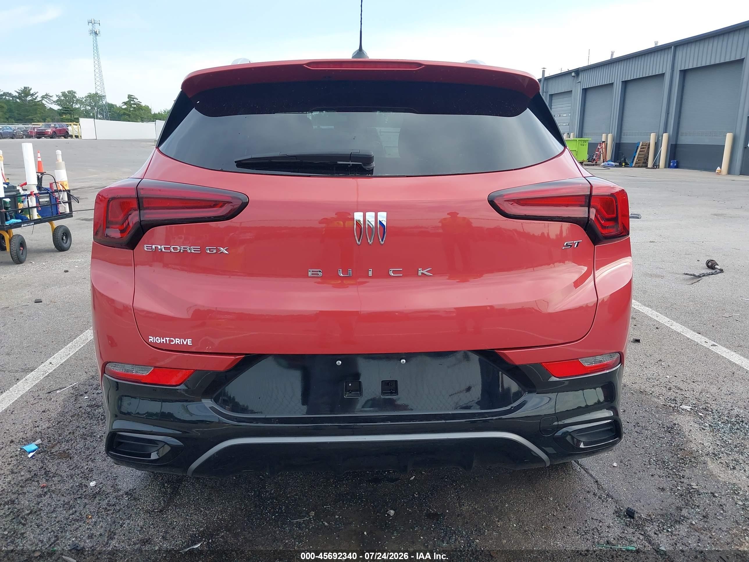 2024 Buick Encore Gx Sport Touring Fwd Orange vin: KL4AMDSL7RB170570