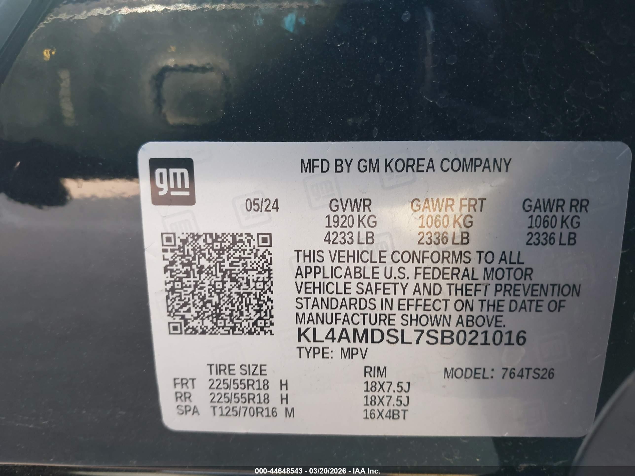 2025 Buick Encore Gx Sport Touring Fwd Black vin: KL4AMDSL7SB021016