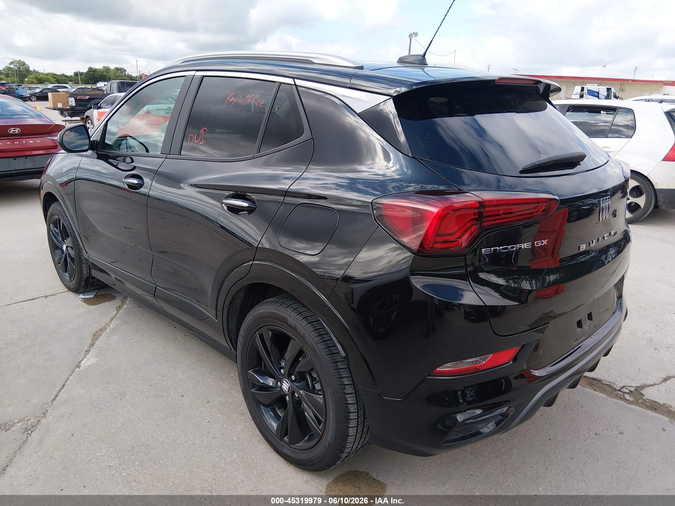 2024 Buick Encore Gx Sport Touring Fwd Black vin: KL4AMDSL8RB184722